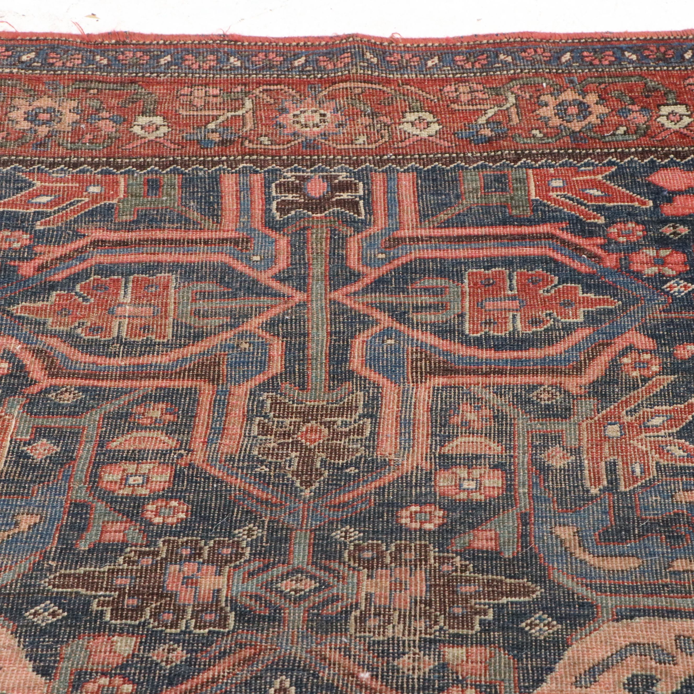 4'8 x 7' Hand-Knotted Caucasian Kazak Area Rug