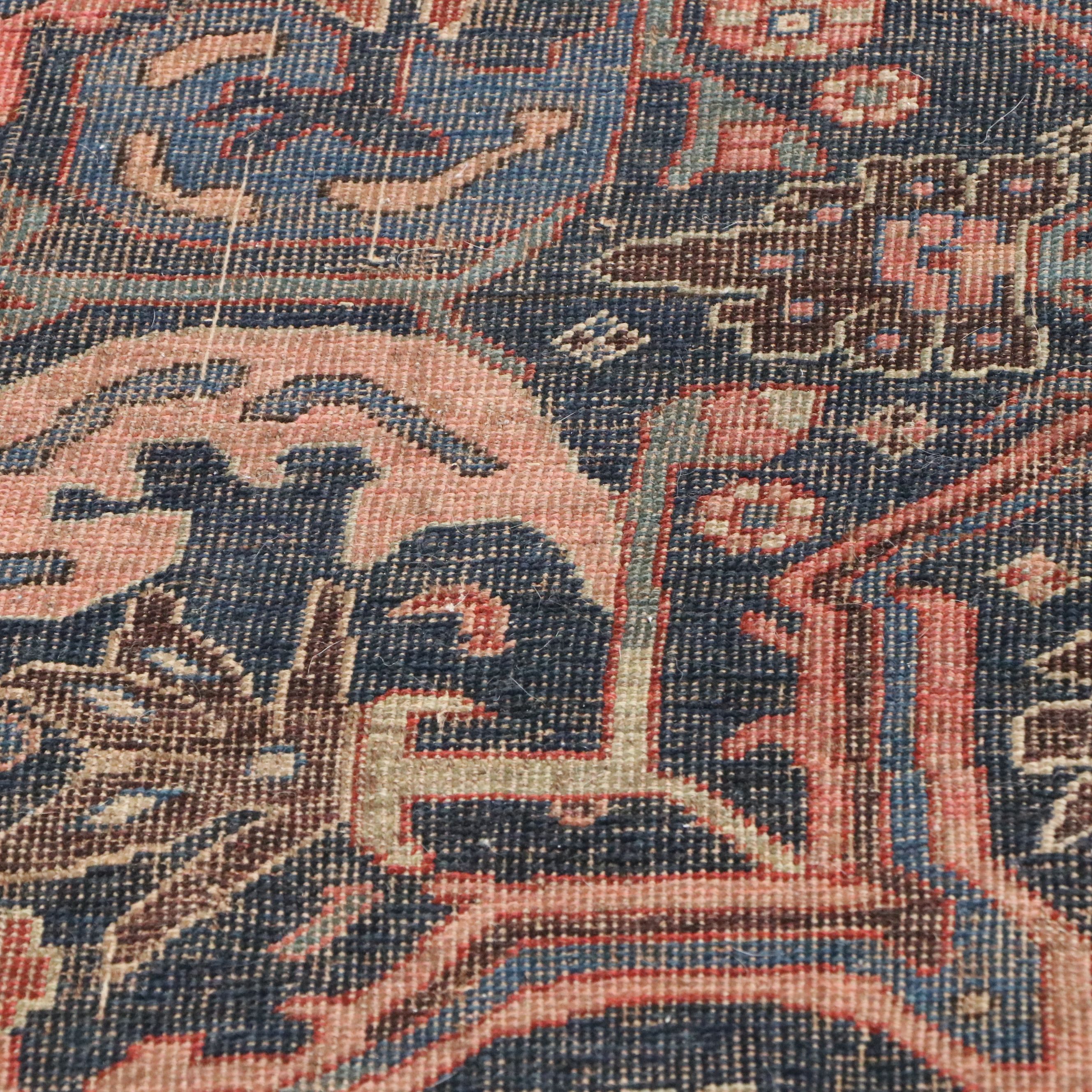 4'8 x 7' Hand-Knotted Caucasian Kazak Area Rug