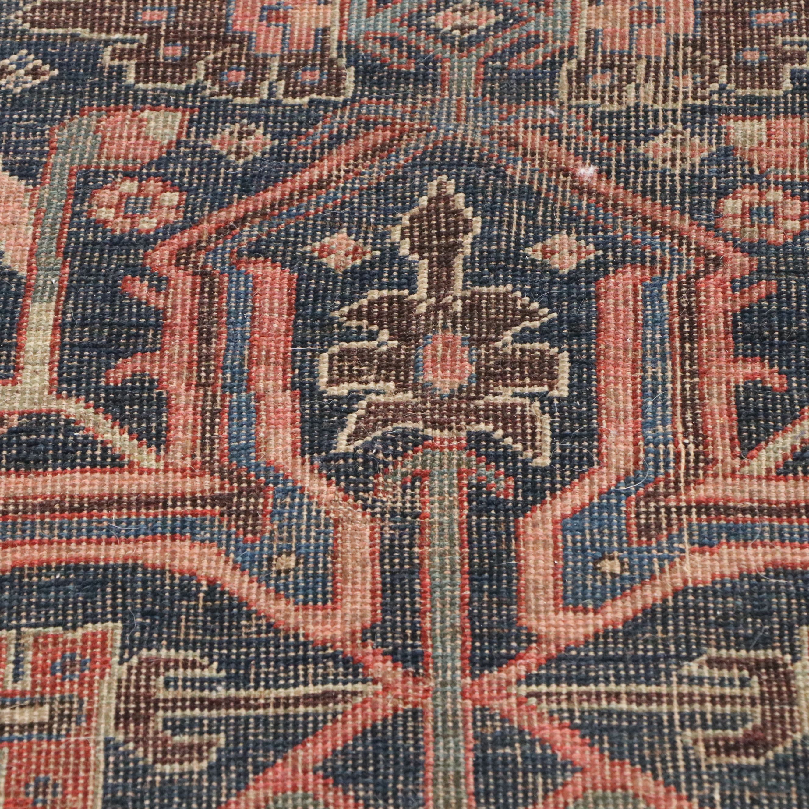 4'8 x 7' Hand-Knotted Caucasian Kazak Area Rug