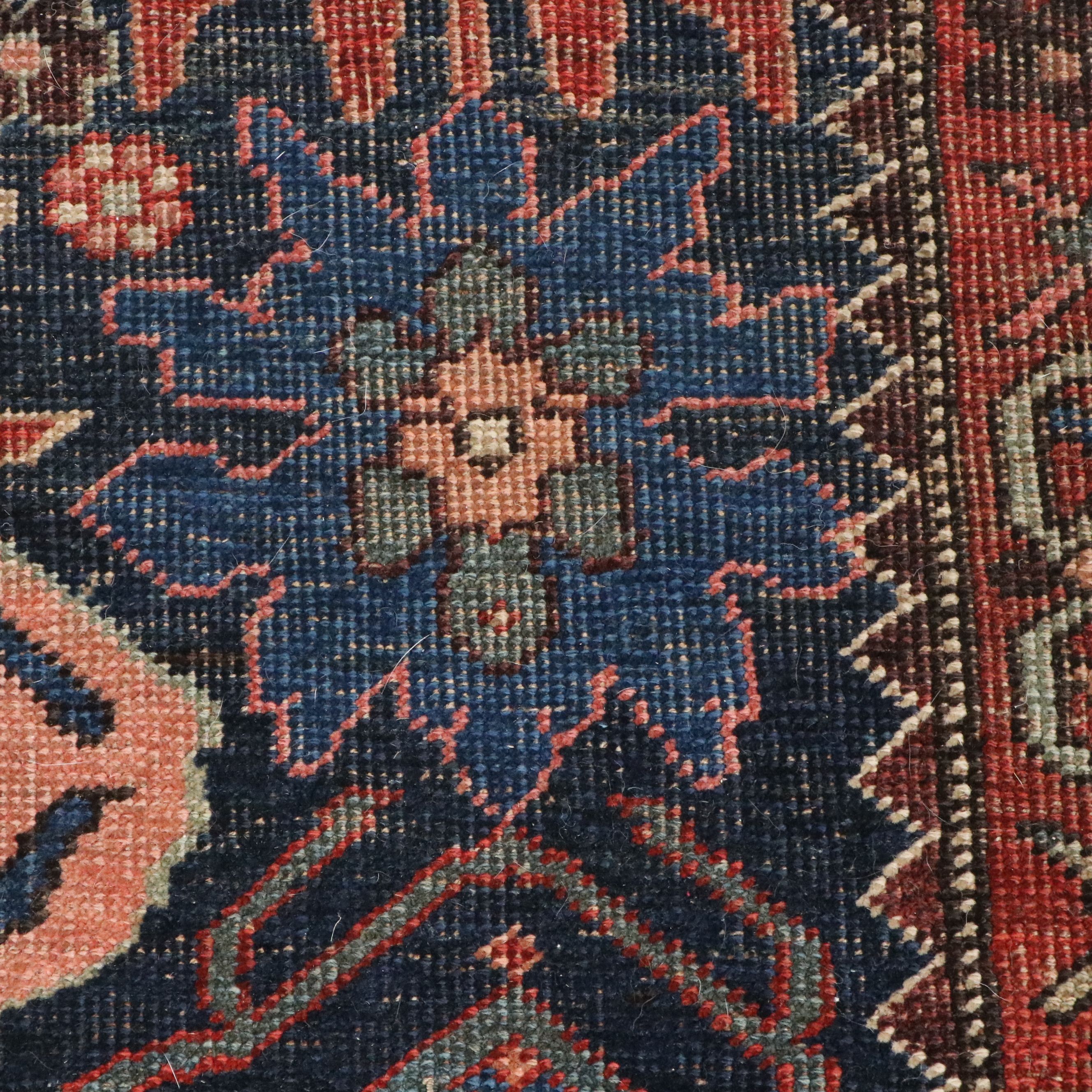 4'8 x 7' Hand-Knotted Caucasian Kazak Area Rug