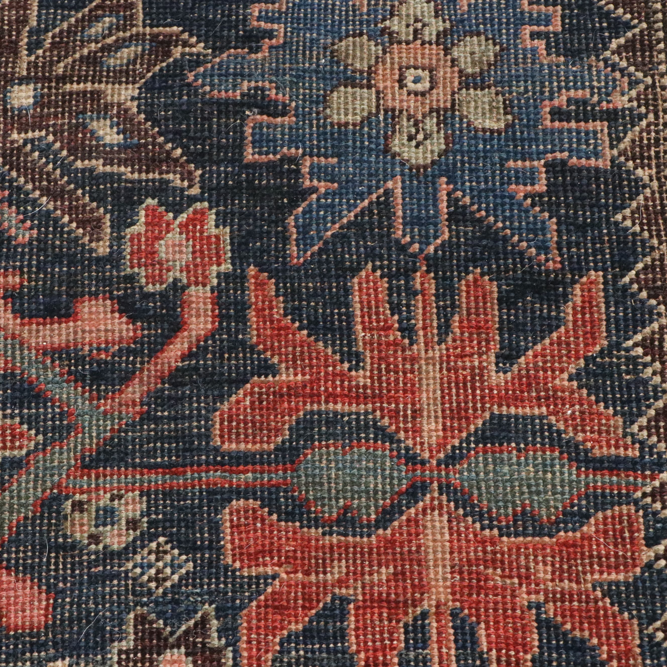 4'8 x 7' Hand-Knotted Caucasian Kazak Area Rug