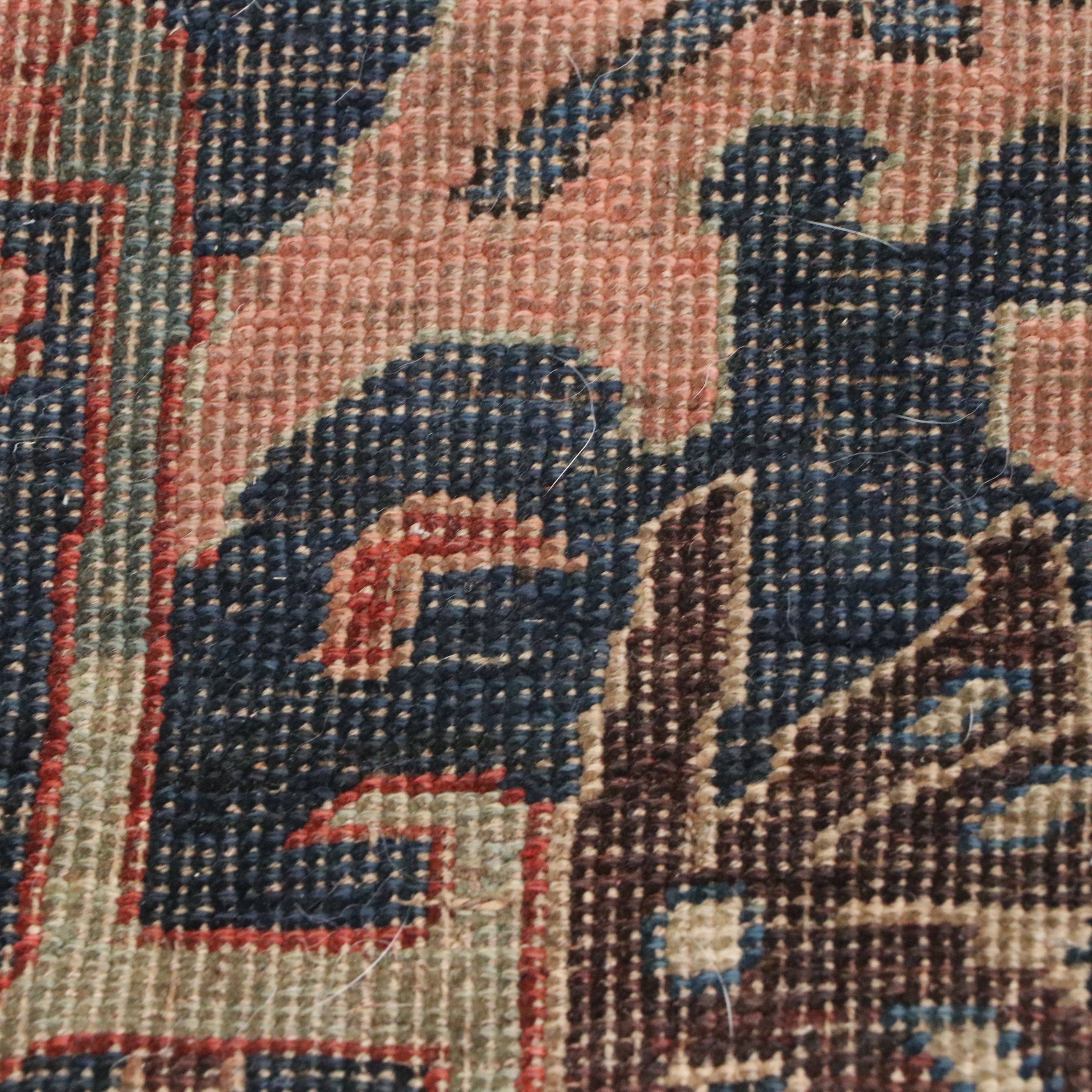 4'8 x 7' Hand-Knotted Caucasian Kazak Area Rug