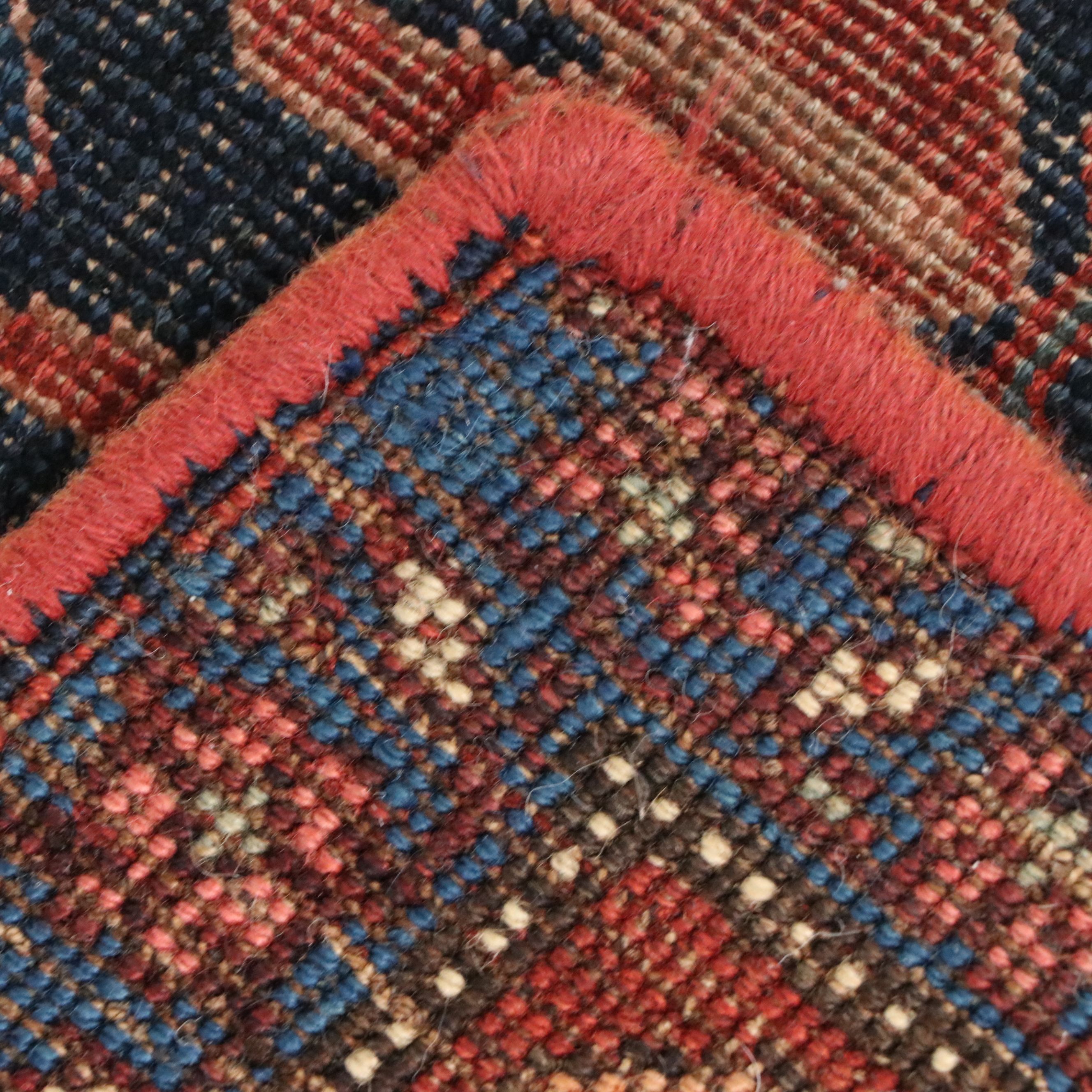 4'8 x 7' Hand-Knotted Caucasian Kazak Area Rug