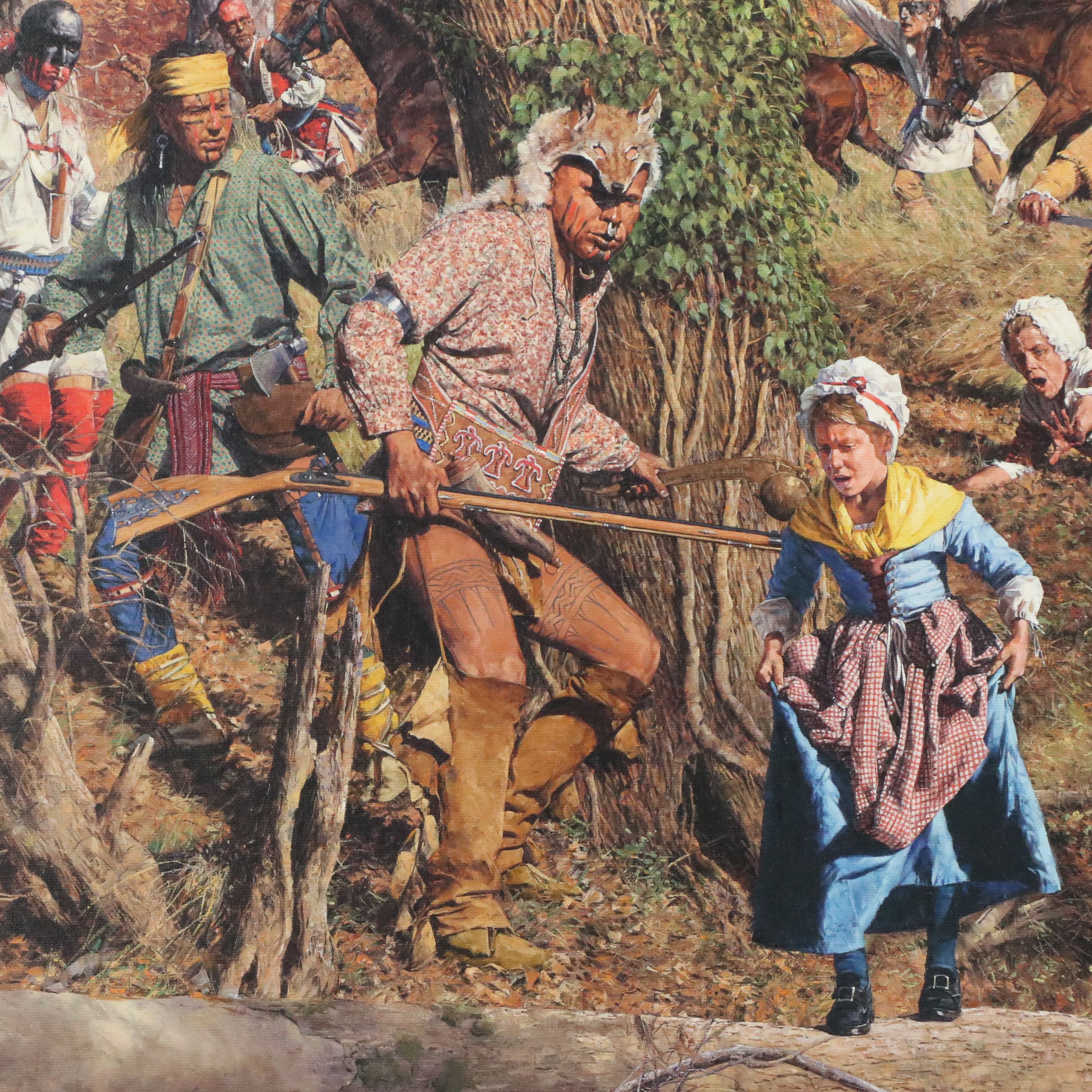 Bradley Schmehl Giclée on Canvas "The Ordeal of Sarah Mitchell," 2009