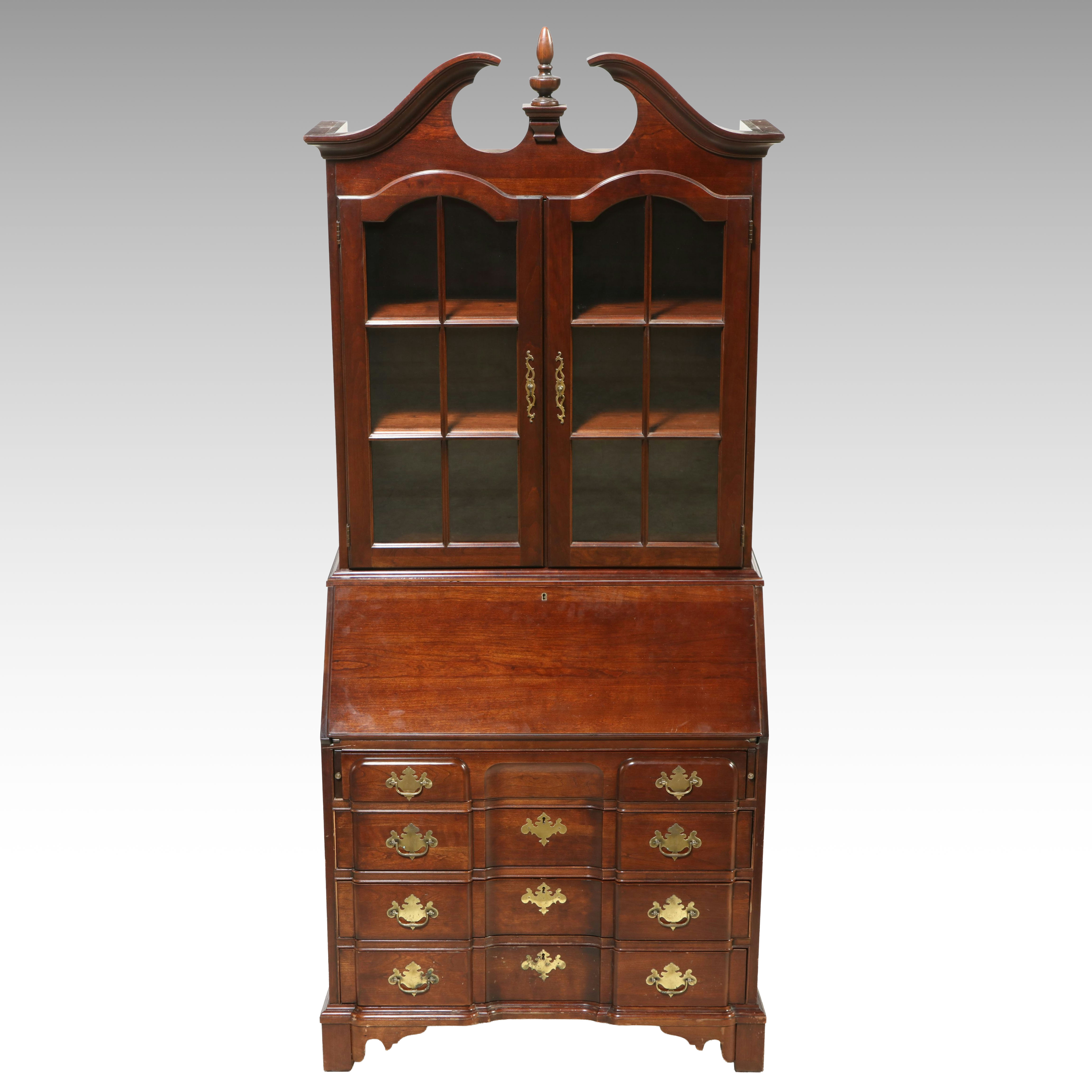 Chippendale Style Secretary Desk, Late 20th to Early 21st Century
