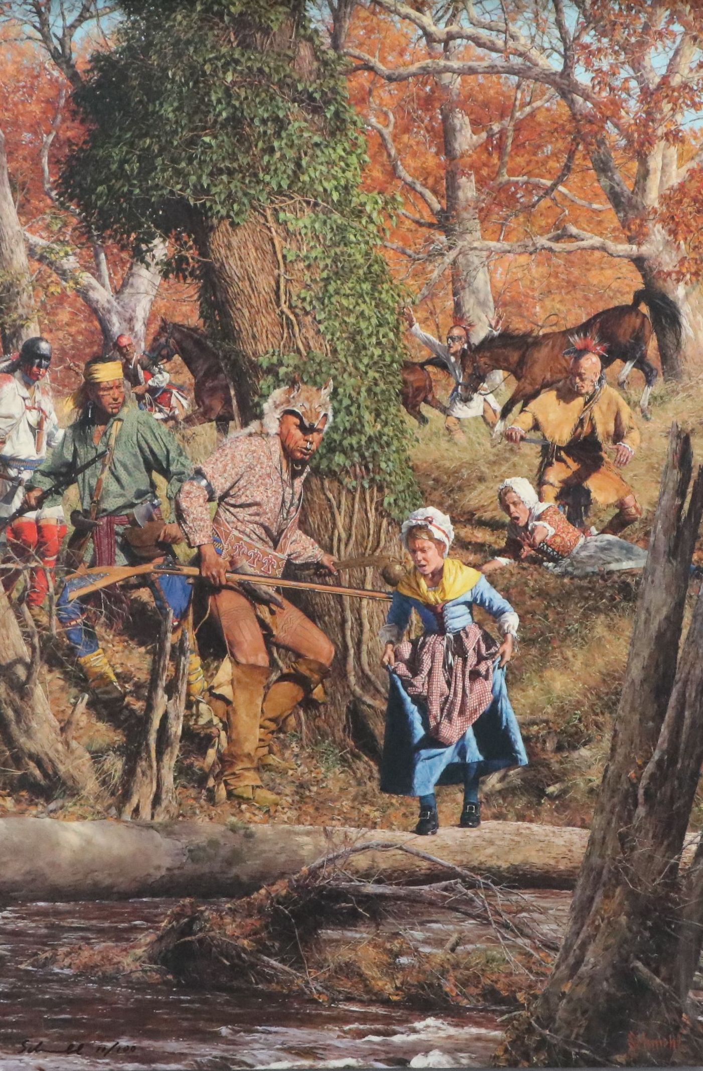 Bradley Schmehl Giclée on Canvas "The Ordeal of Sarah Mitchell," 2009