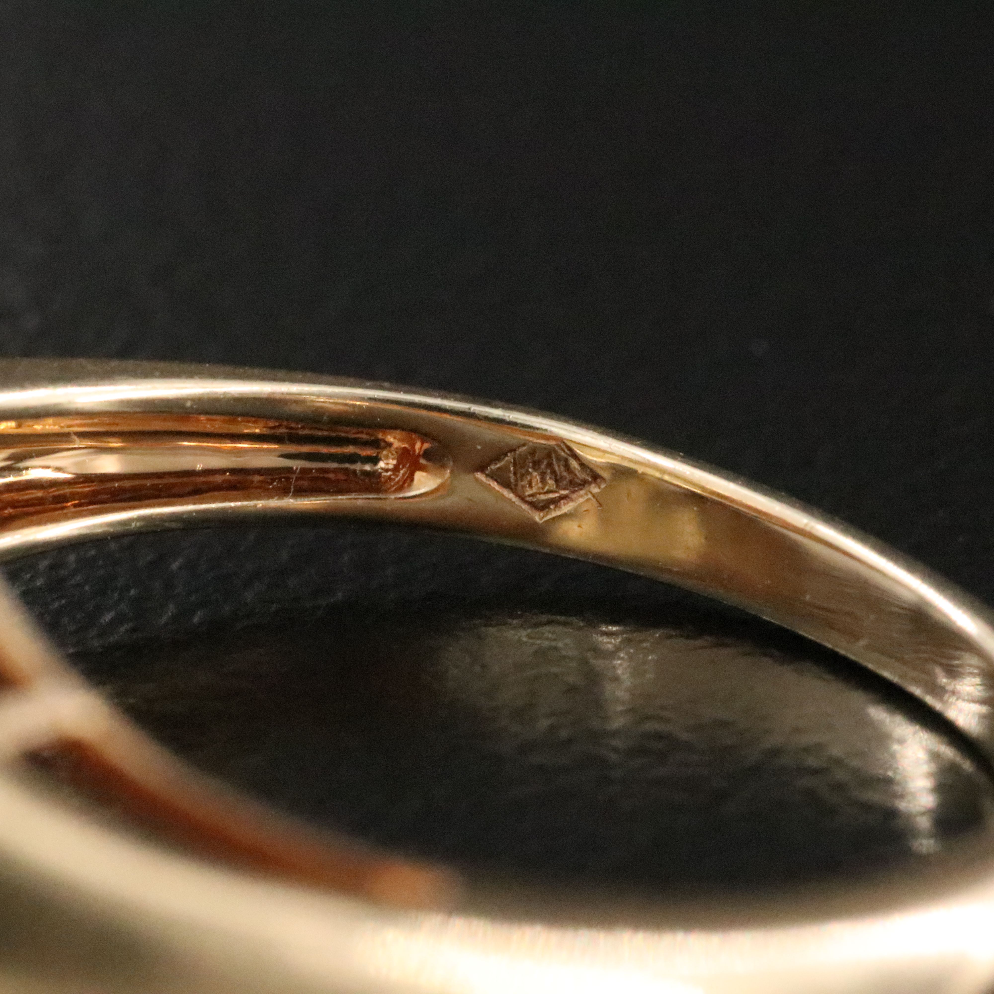 10K Citrine and Diamond Ring