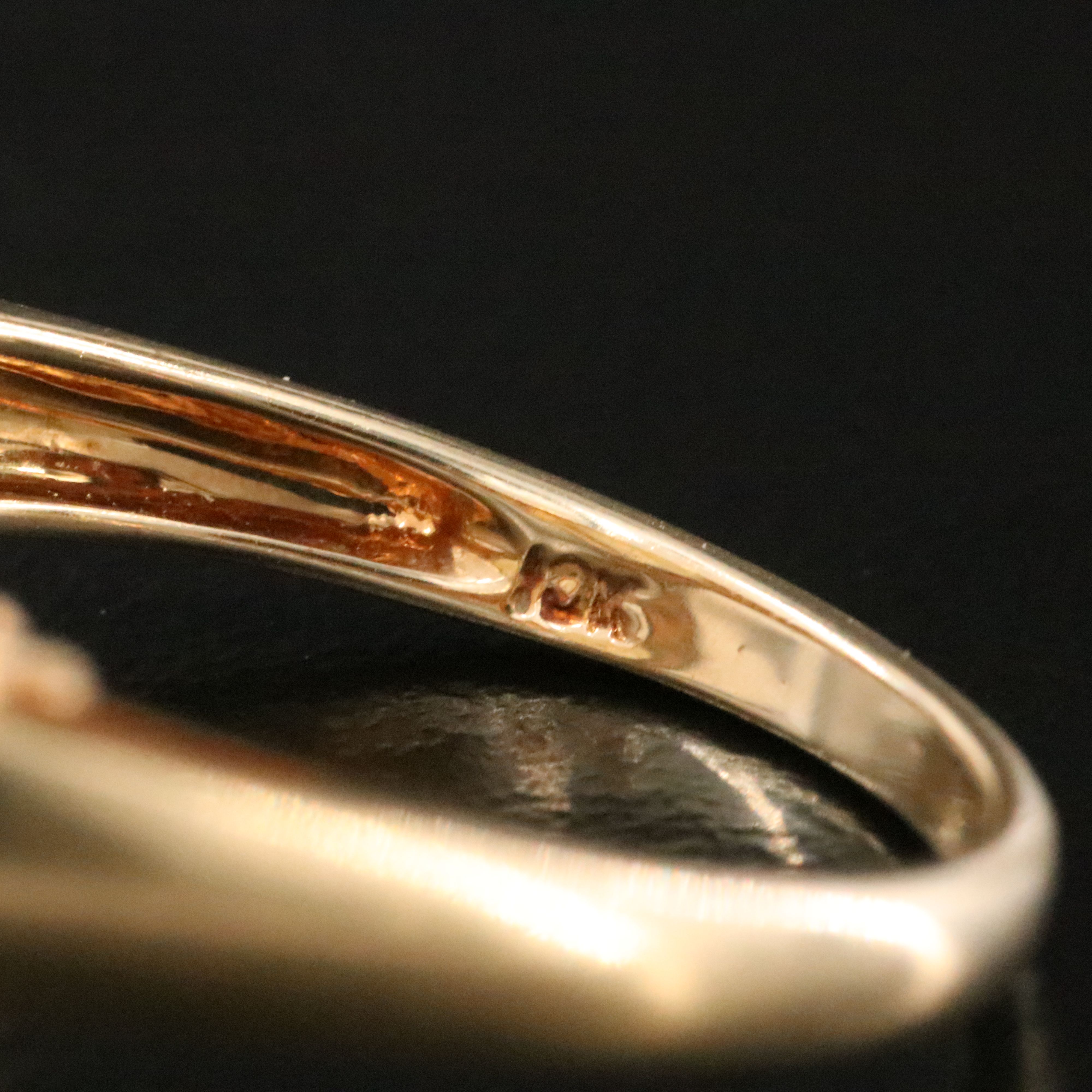 10K Citrine and Diamond Ring