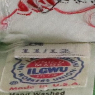 Mary Dobbs Vintage Green & White Polka Dot Maxi Shirt Dress