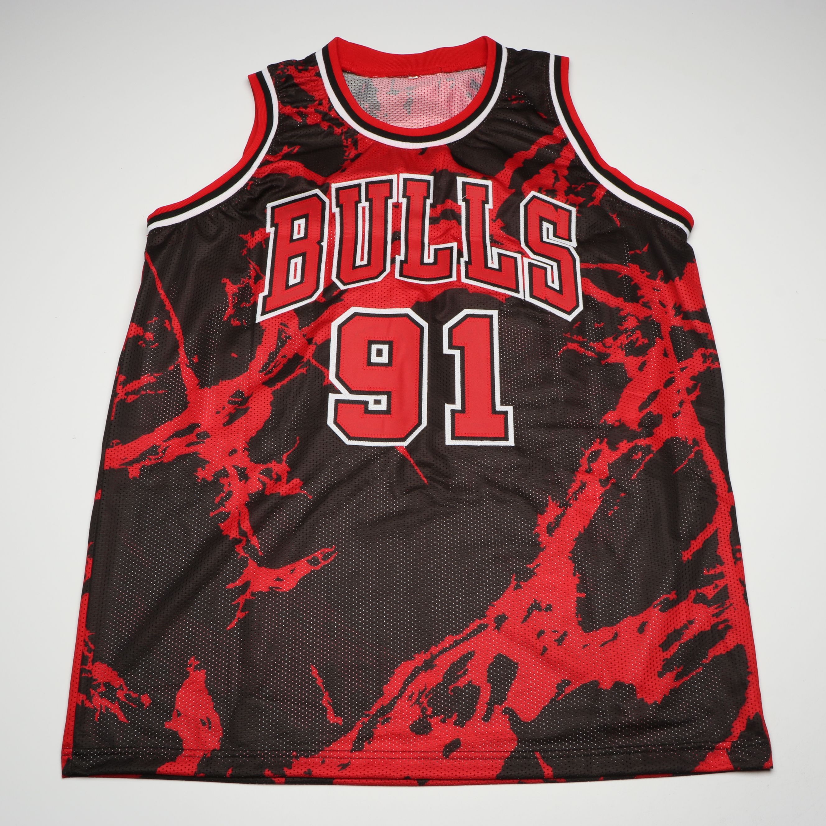 Dennis Rodman Signed Chicago Bulls Basketball Jersey, JSA