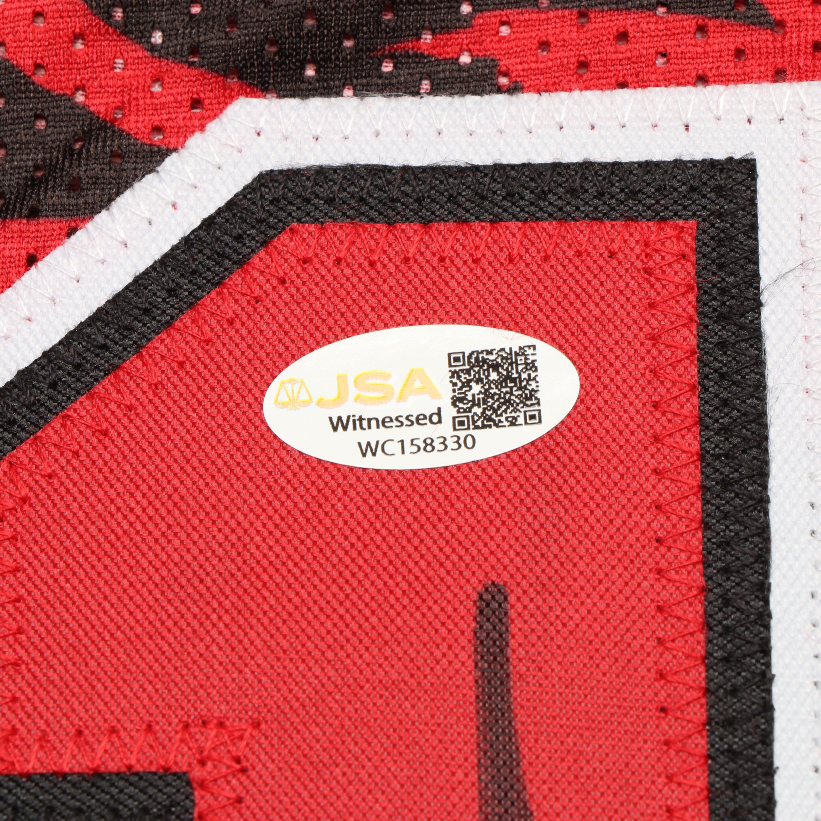 Dennis Rodman Signed Chicago Bulls Basketball Jersey, JSA