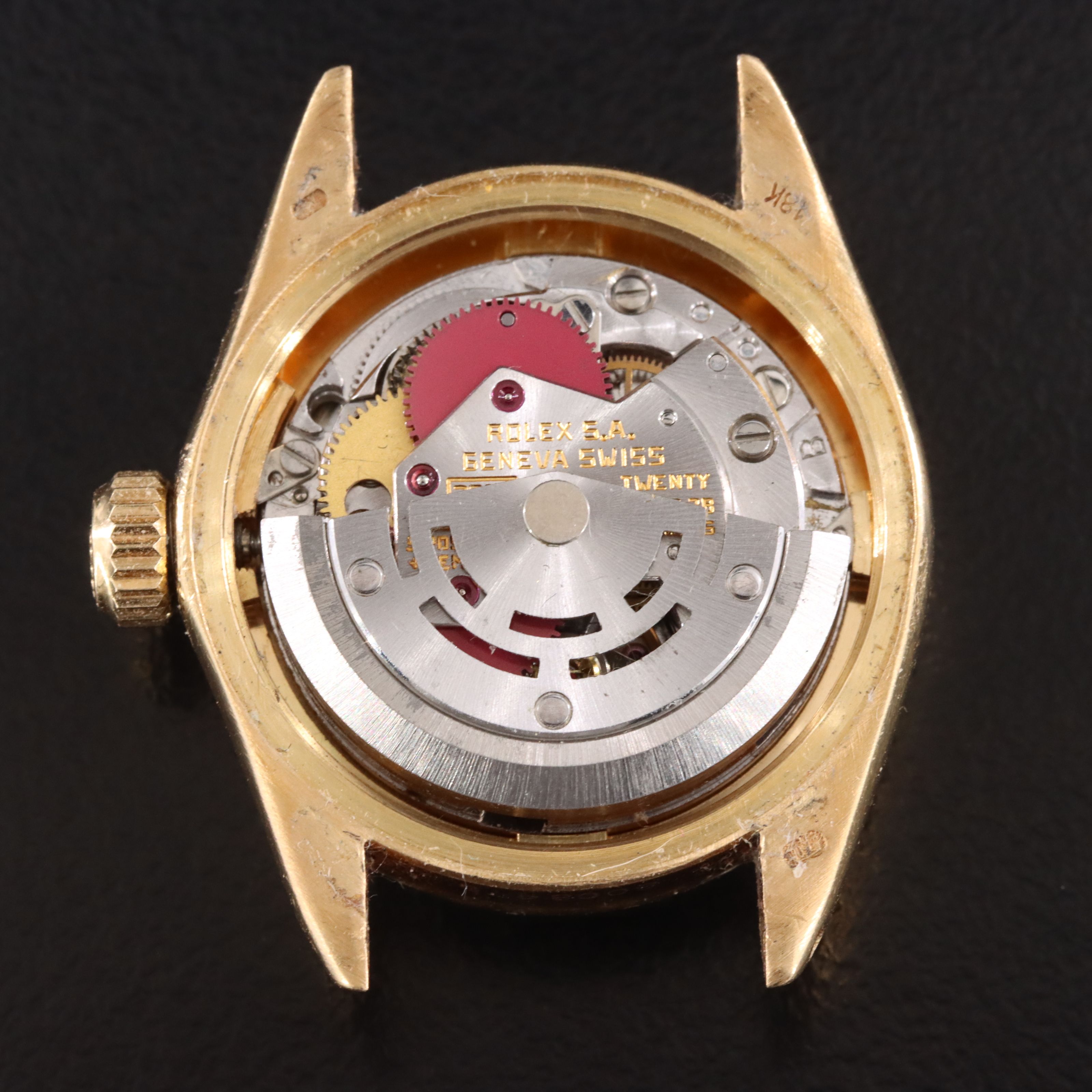 1979 Rolex Custom Band, Diamond Dial & Bezel Datejust Watch 6917