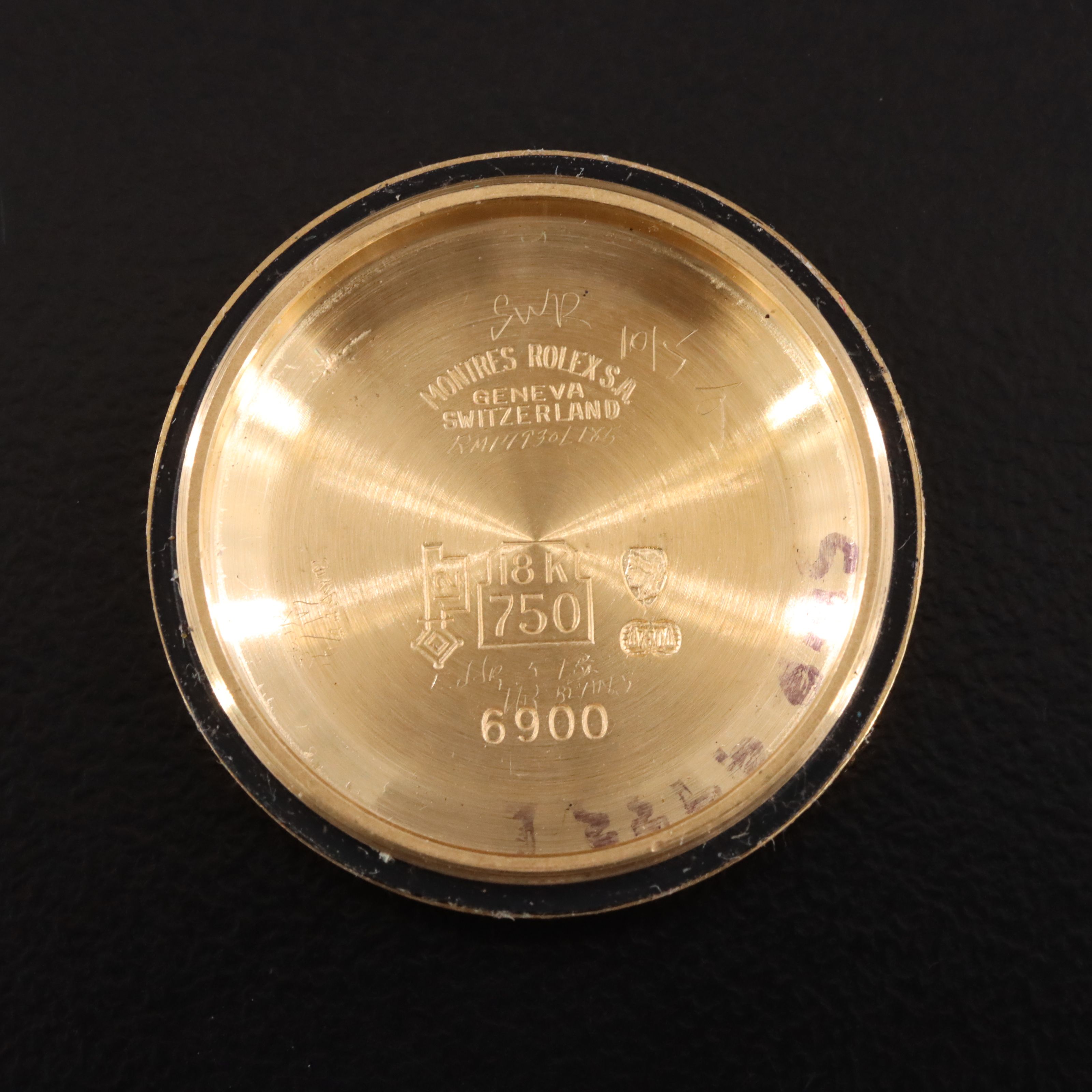 1979 Rolex Custom Band, Diamond Dial & Bezel Datejust Watch 6917