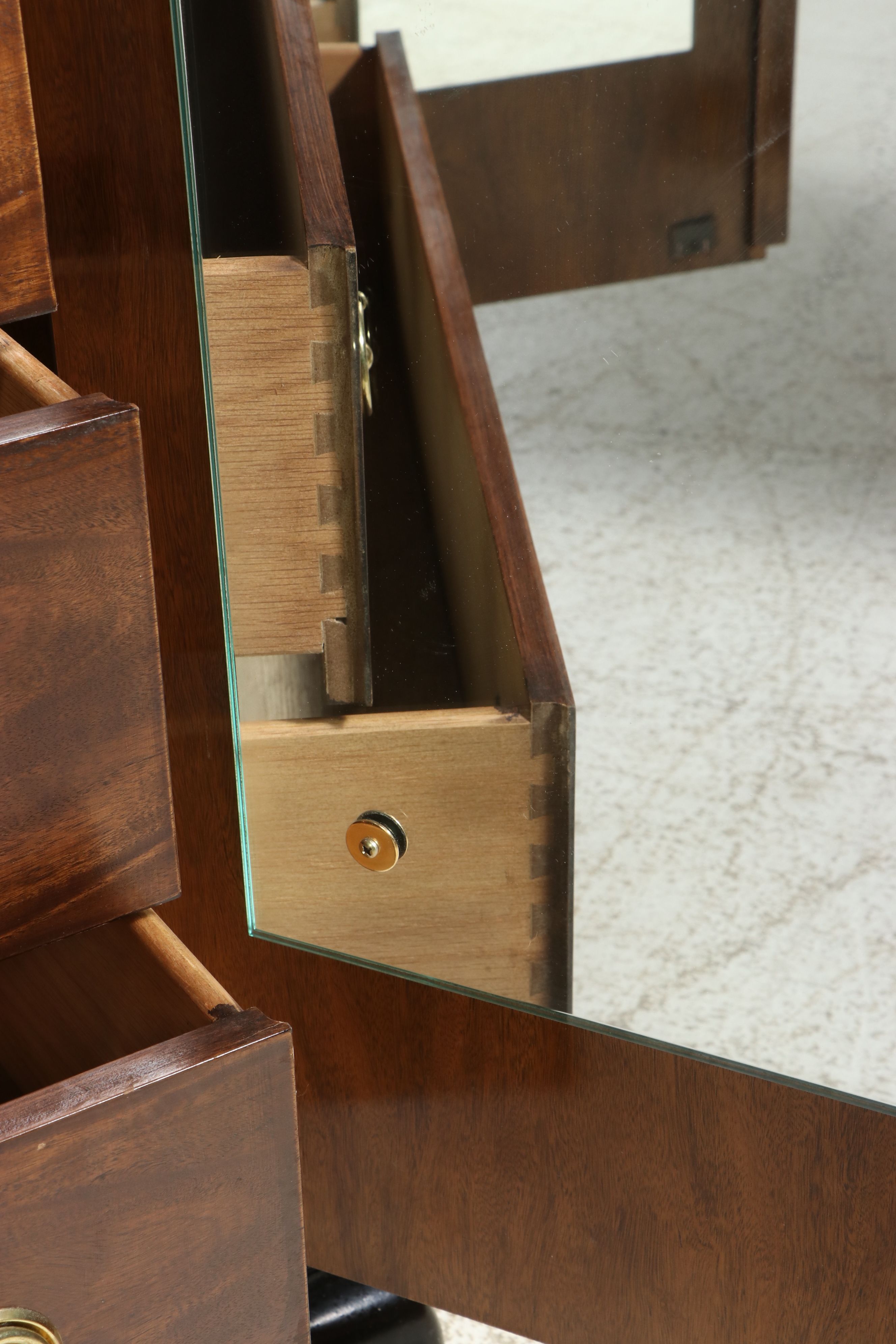 Bernhardt Chinoiserie Style Burl Wood Armoire, Late 20th Century