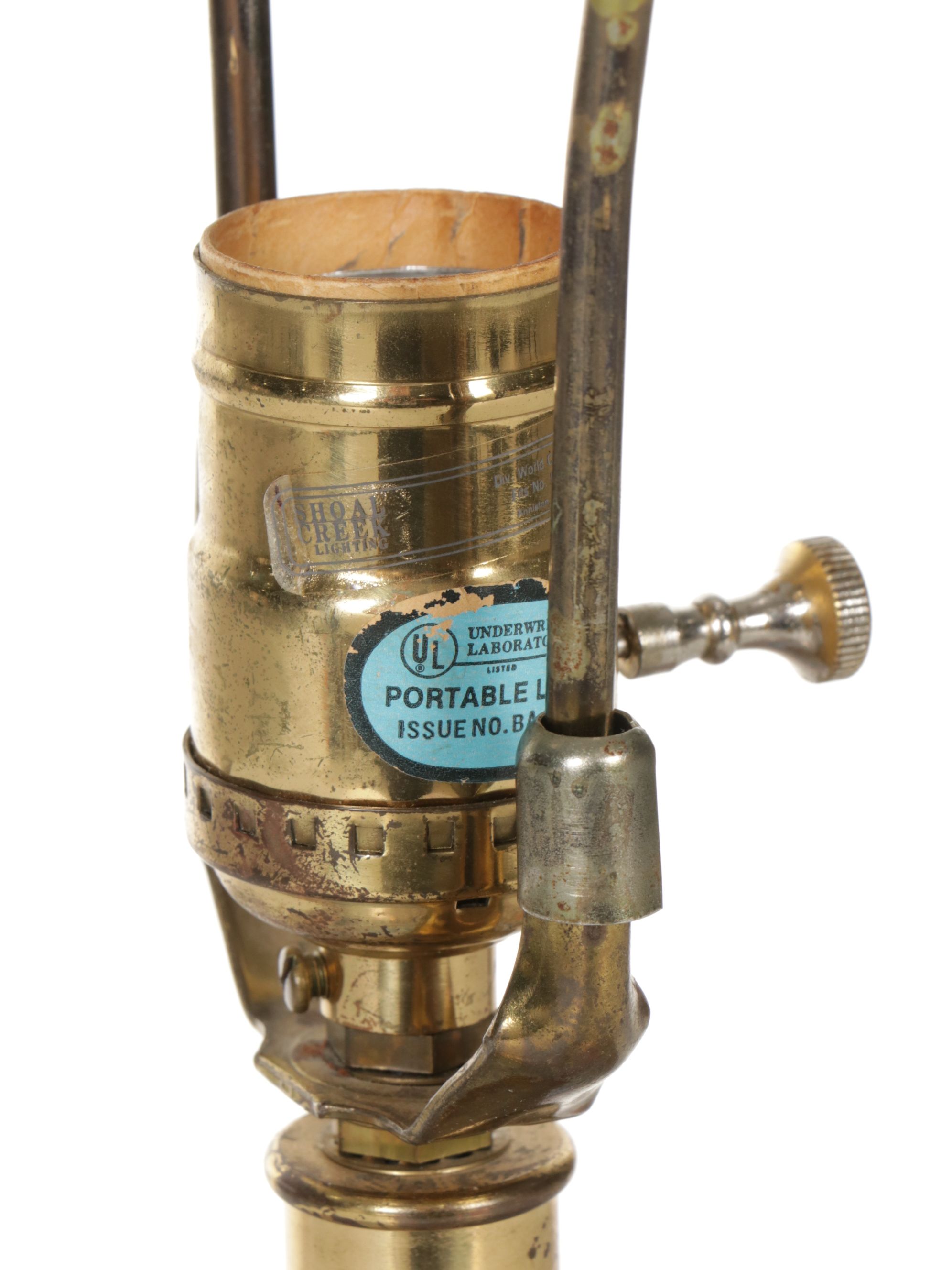 Shoal Creek Porcelain Imari Style Melon Jar Table Lamp with Shirred Shade