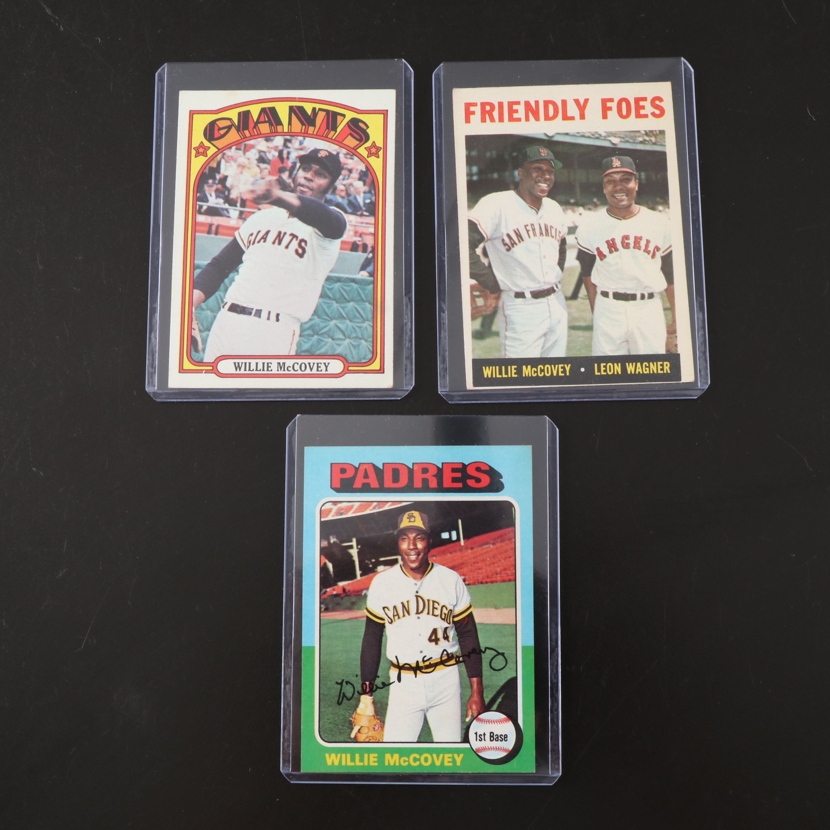 Willie McCovey San Francisco Giants Topps Baseball Cards, 1960s-1970s
