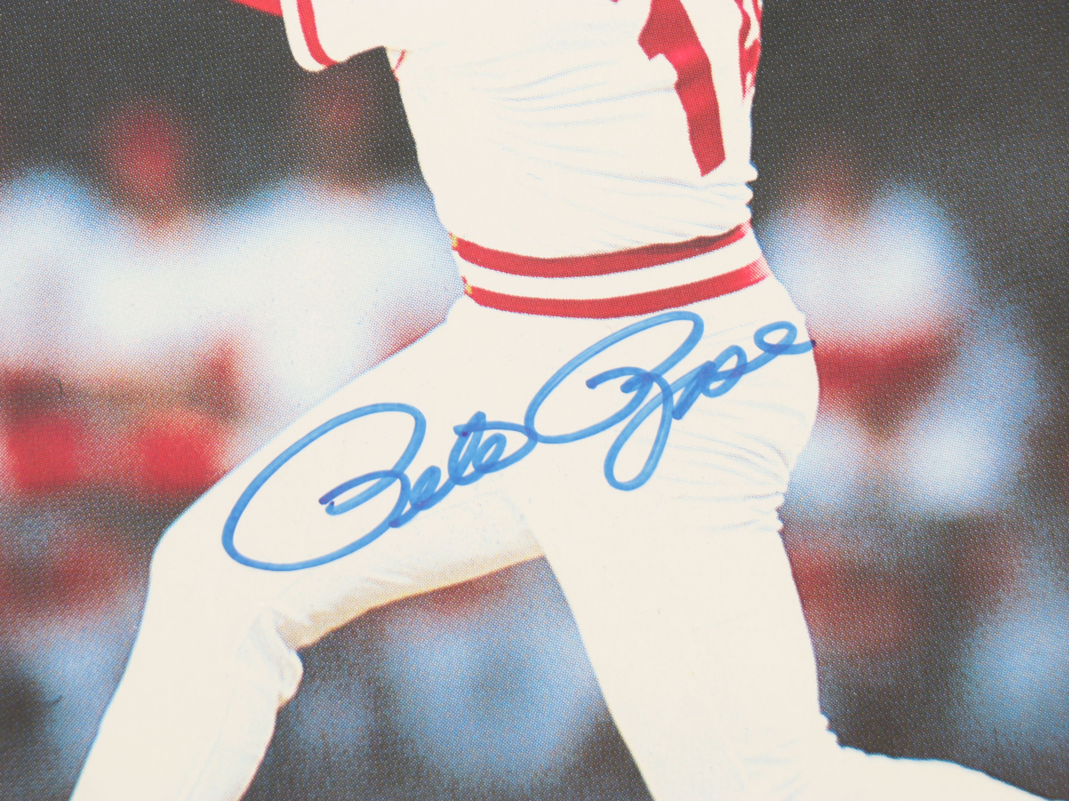 Tony Perez Signed Cincinnnati Reds Jacket with Pete Rose Signed Print