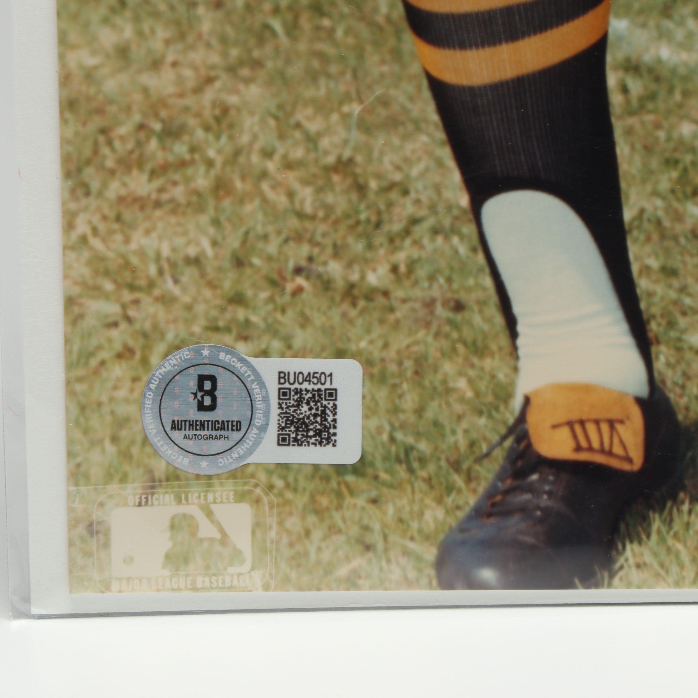 Dave Parker Signed Baseball and Card with Willie Stargell Signed Print