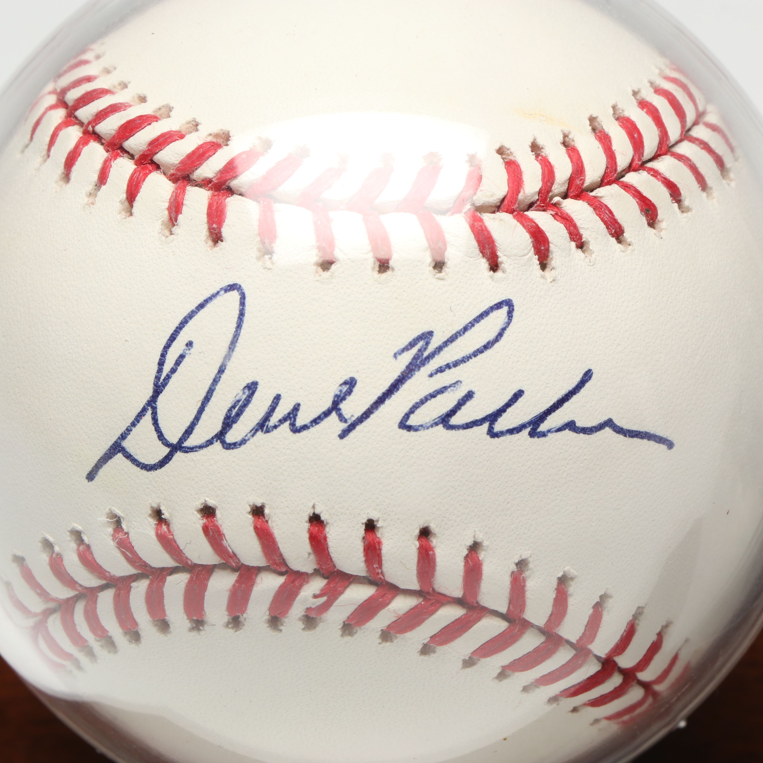 Dave Parker Signed Baseball and Card with Willie Stargell Signed Print