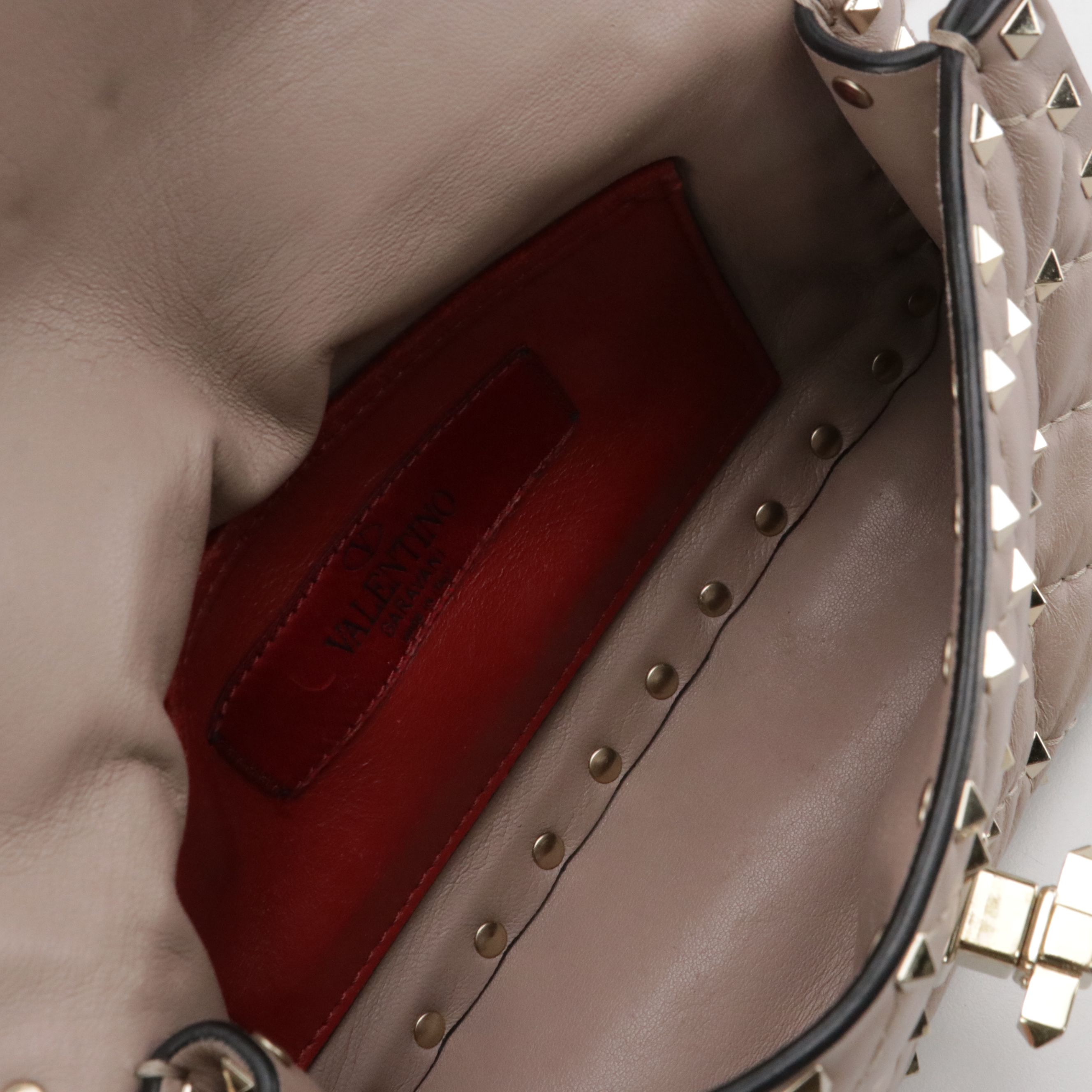 Valentino Garavani Rockstud Spike Small Two-Way Bag in Quilted Calfskin Leather