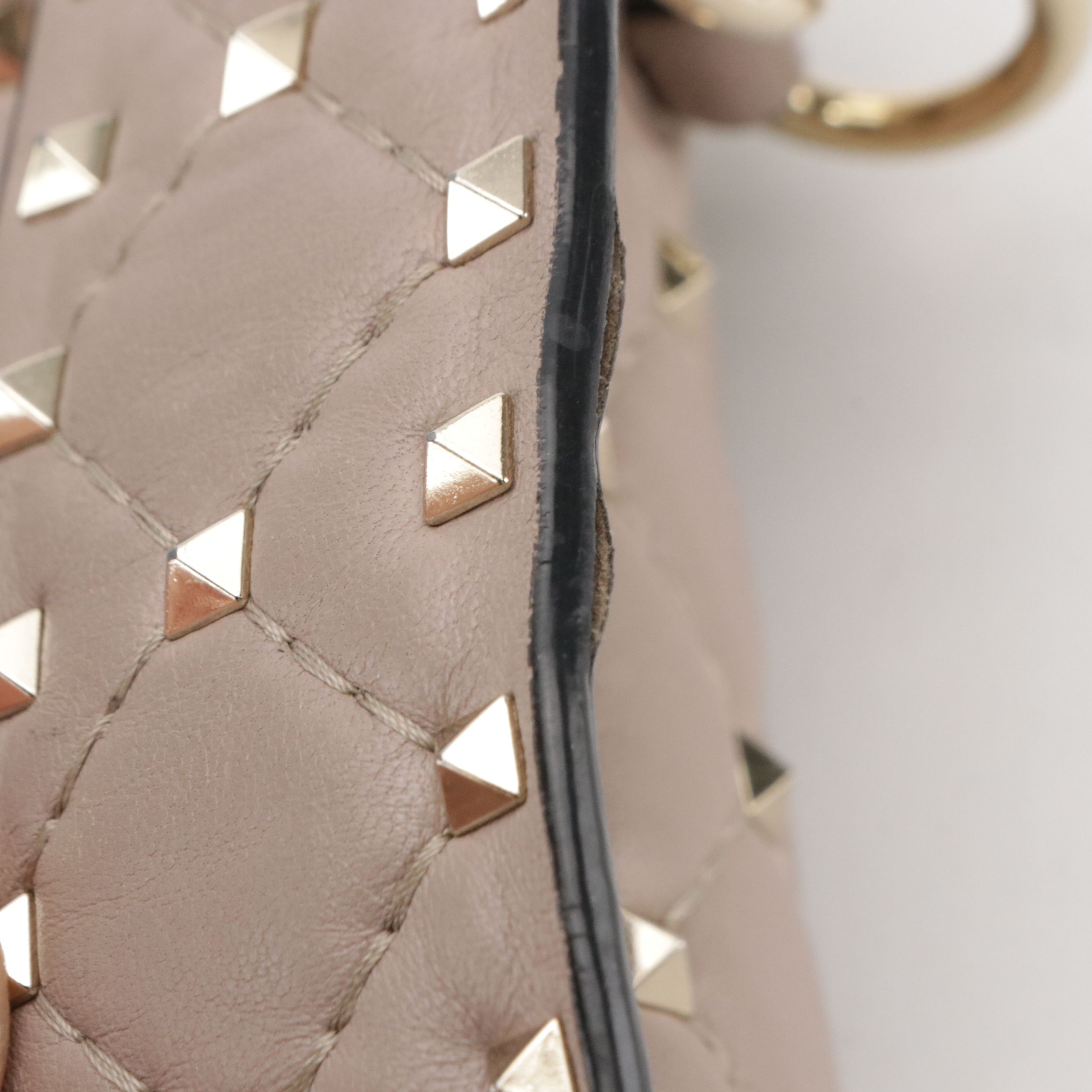 Valentino Garavani Rockstud Spike Small Two-Way Bag in Quilted Calfskin Leather