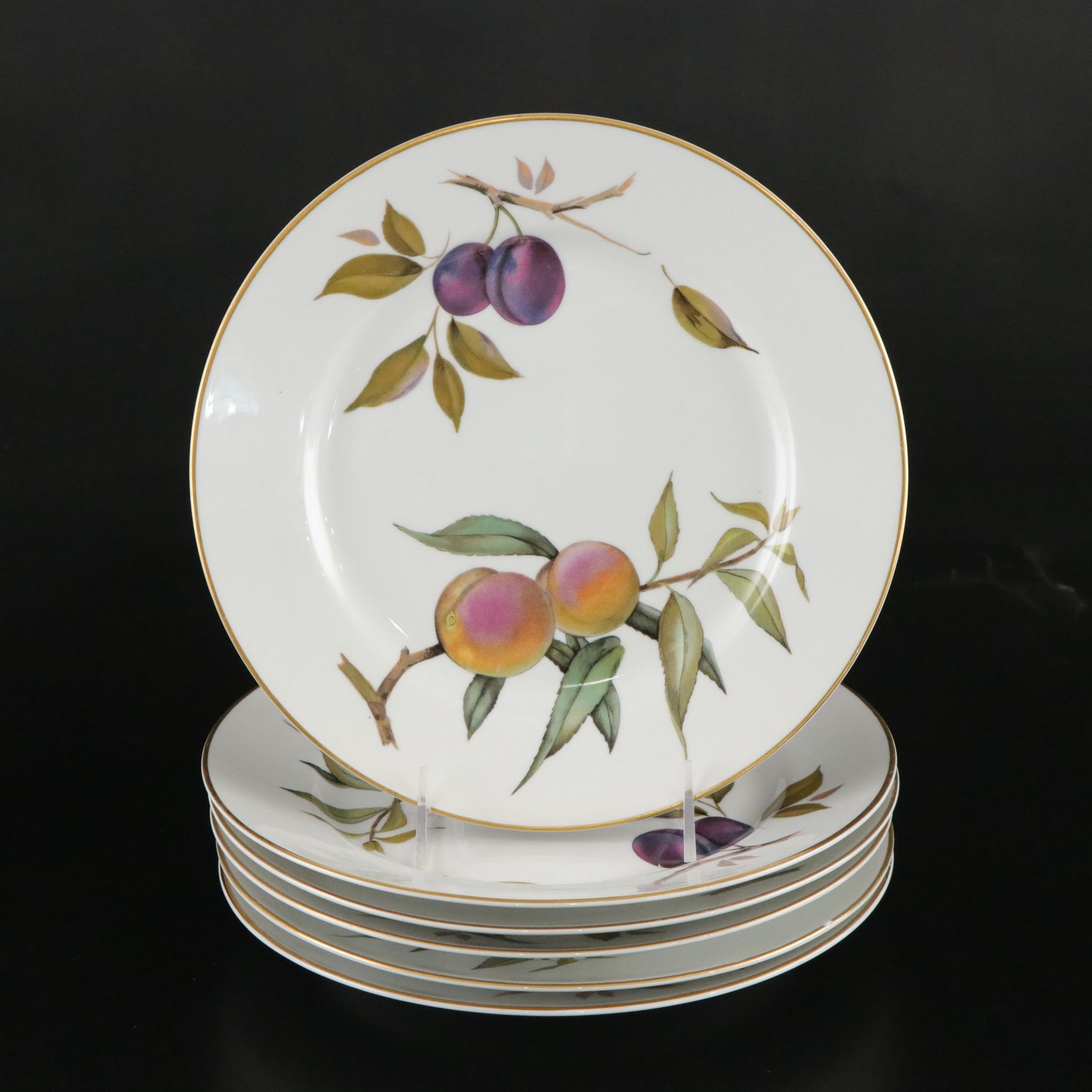 Royal Worcester "Evesham Gold" Dinnerware Set for Six with Extras & Serveware