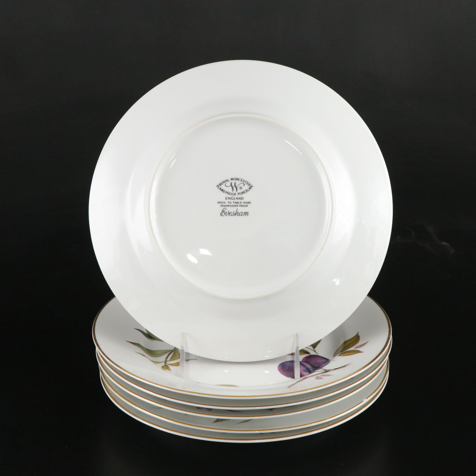 Royal Worcester "Evesham Gold" Dinnerware Set for Six with Extras & Serveware