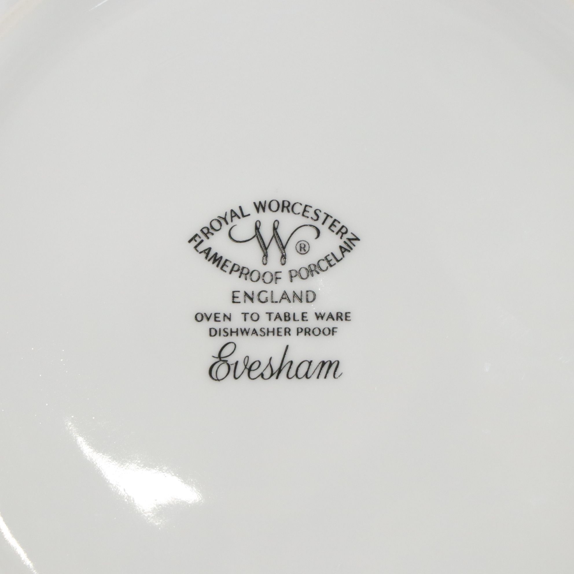 Royal Worcester "Evesham Gold" Dinnerware Set for Six with Extras & Serveware