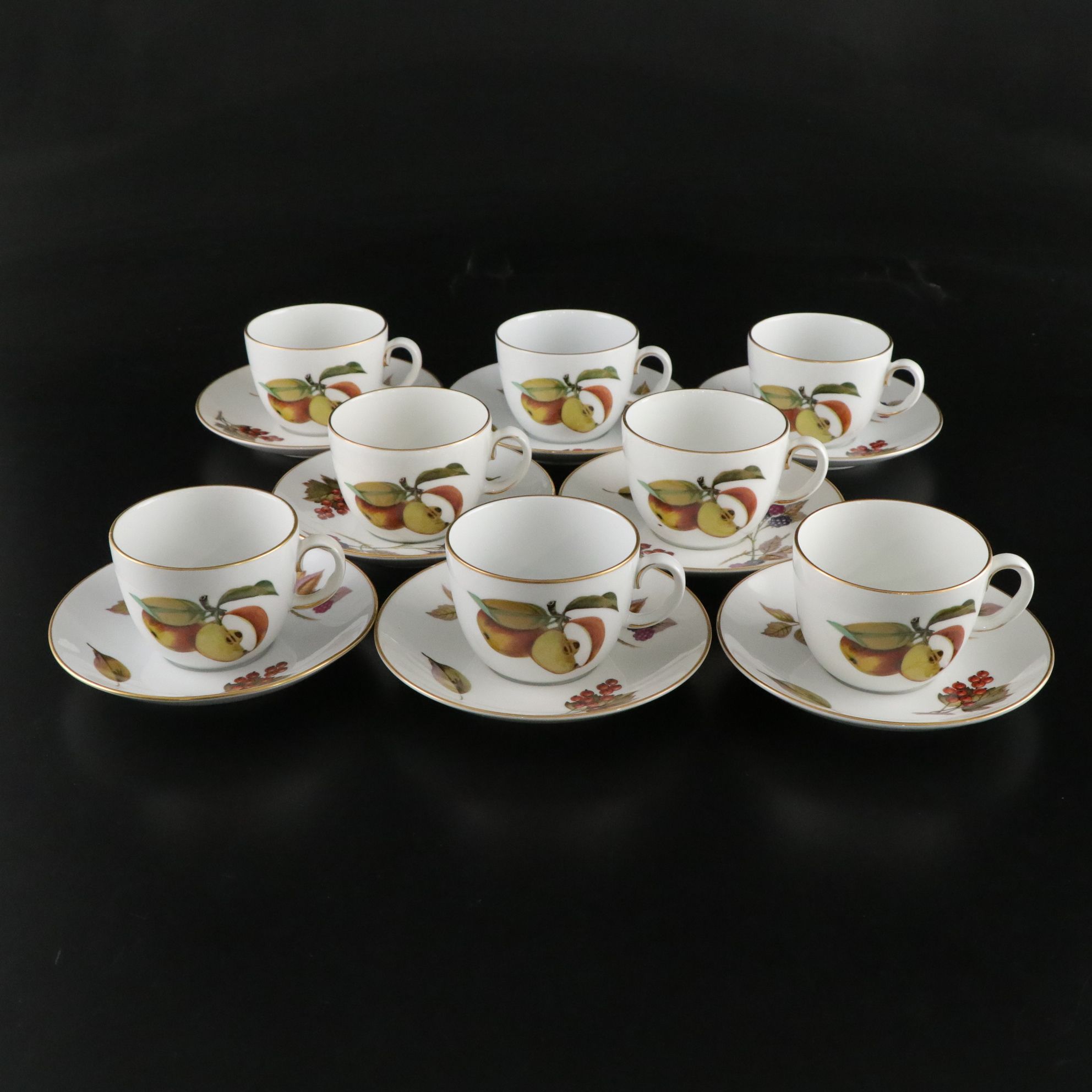 Royal Worcester "Evesham Gold" Dinnerware Set for Six with Extras & Serveware