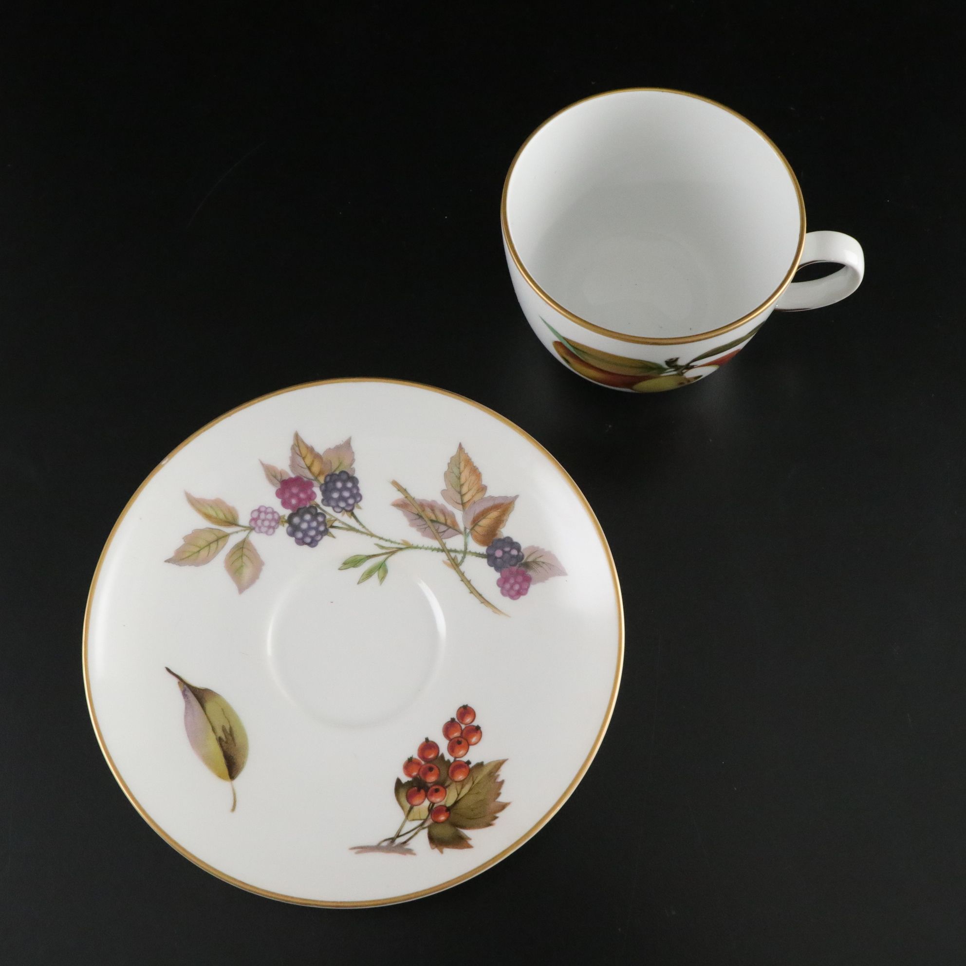 Royal Worcester "Evesham Gold" Dinnerware Set for Six with Extras & Serveware