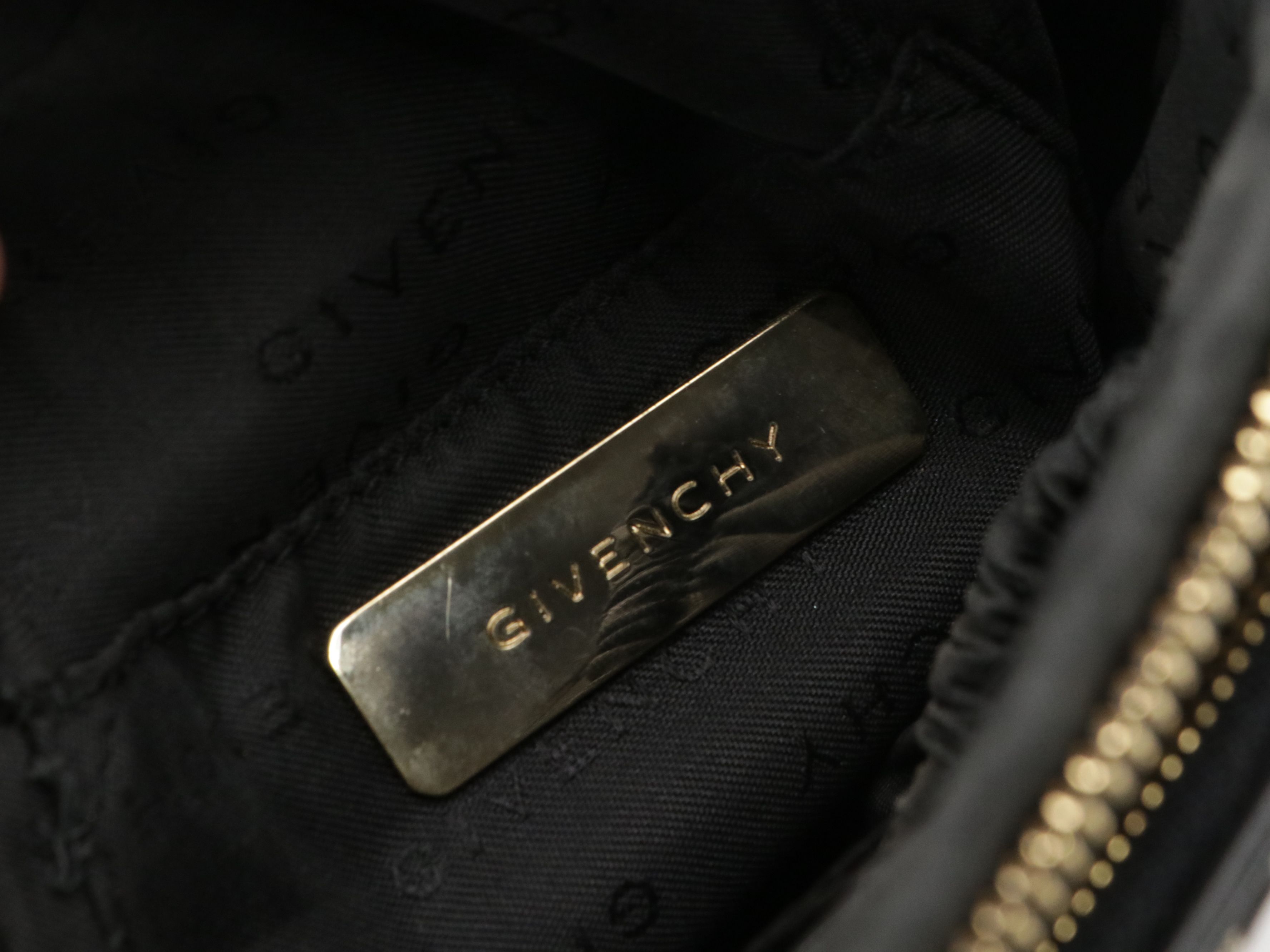 Givenchy Monogram Canvas and Leather Tassel Bag
