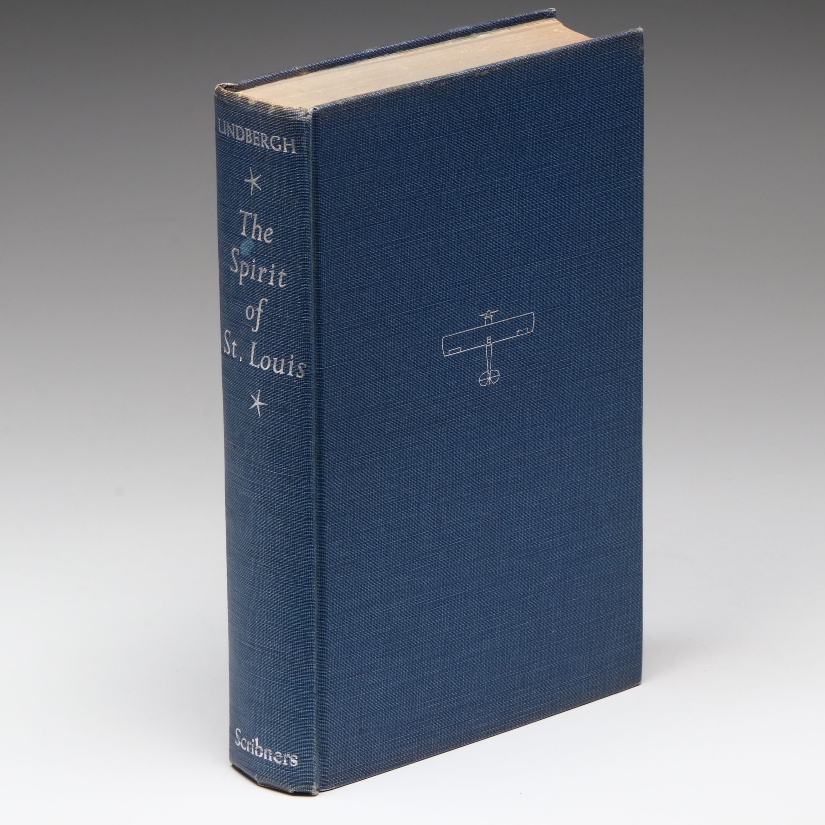 Signed First Printing "The Spirit of St. Louis" by Charles A. Lindbergh, 1953