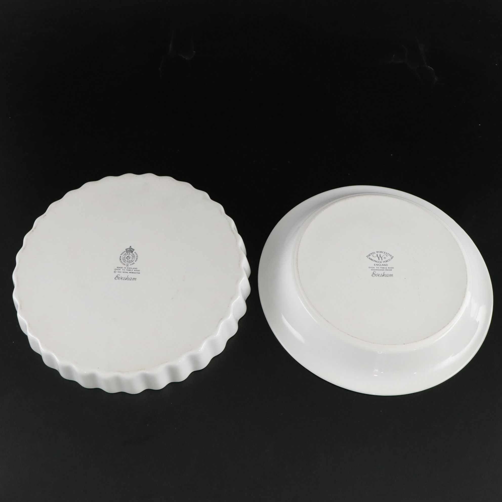 Royal Worcester "Evesham Gold" Serveware, Platters and Casserole Dishes