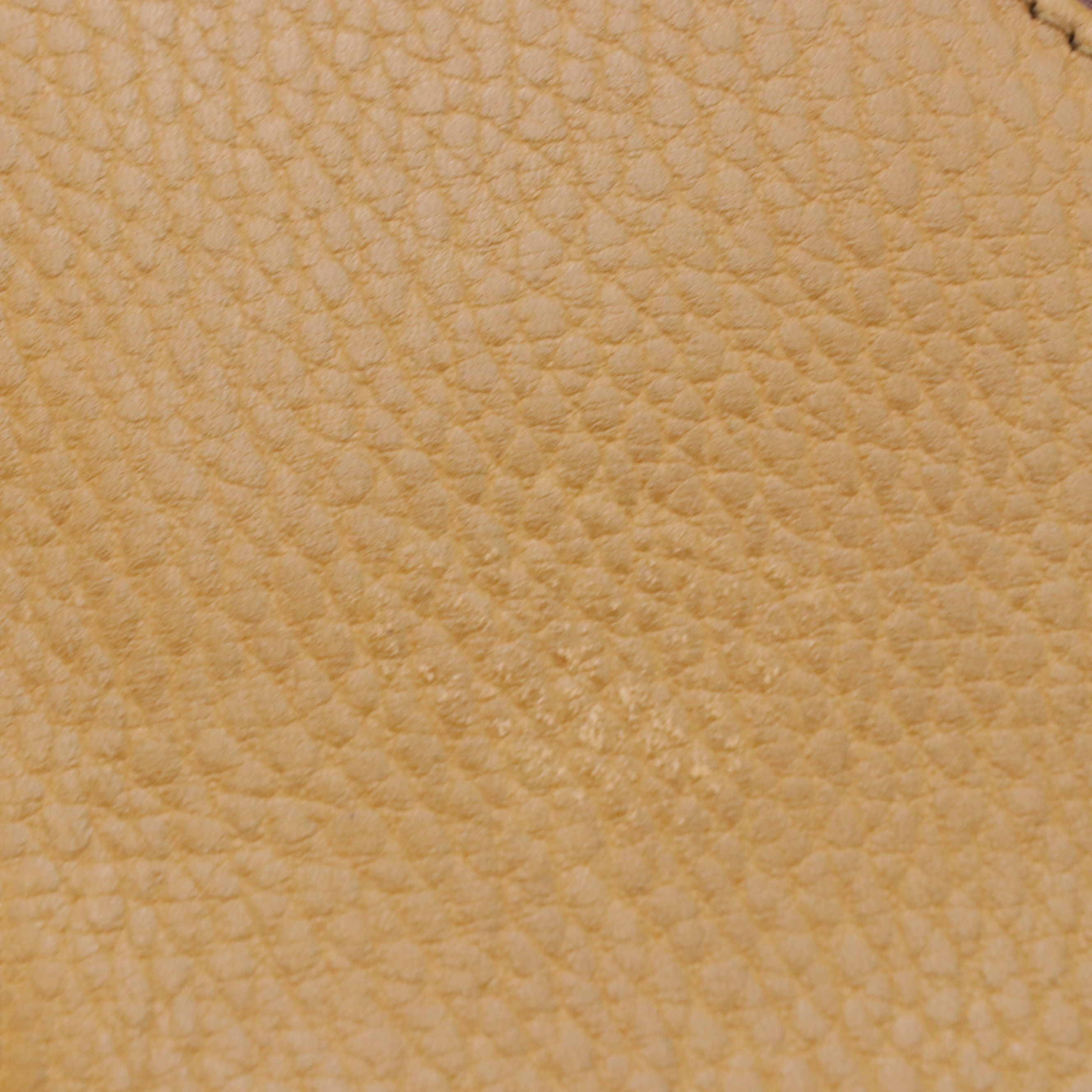 Cartier Must de Cartier Double-Flap Saddle Bag in Tan/Burgundy Leather