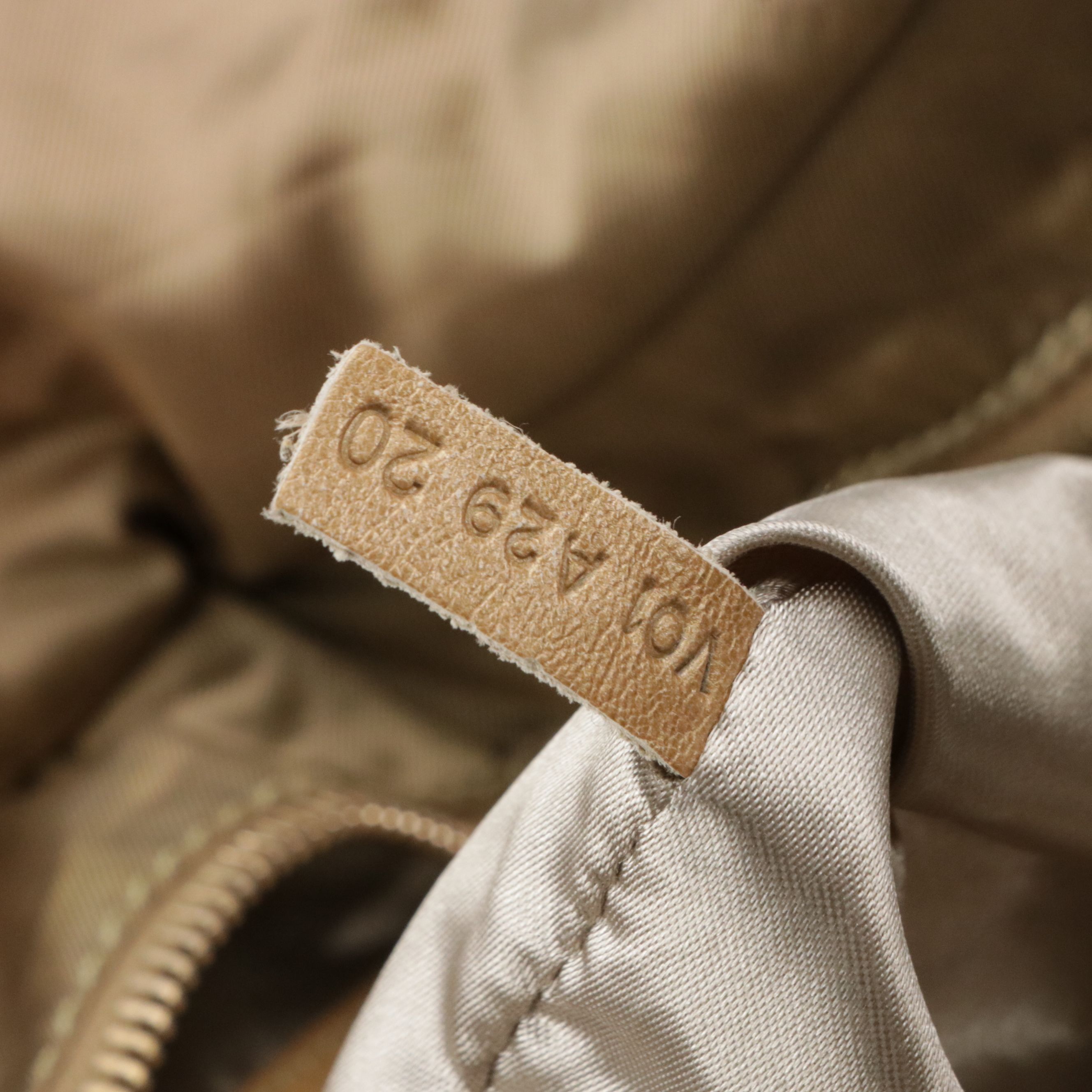 Tod's Pashmy Zip Tote Bag in Bronze Nylon and Leather