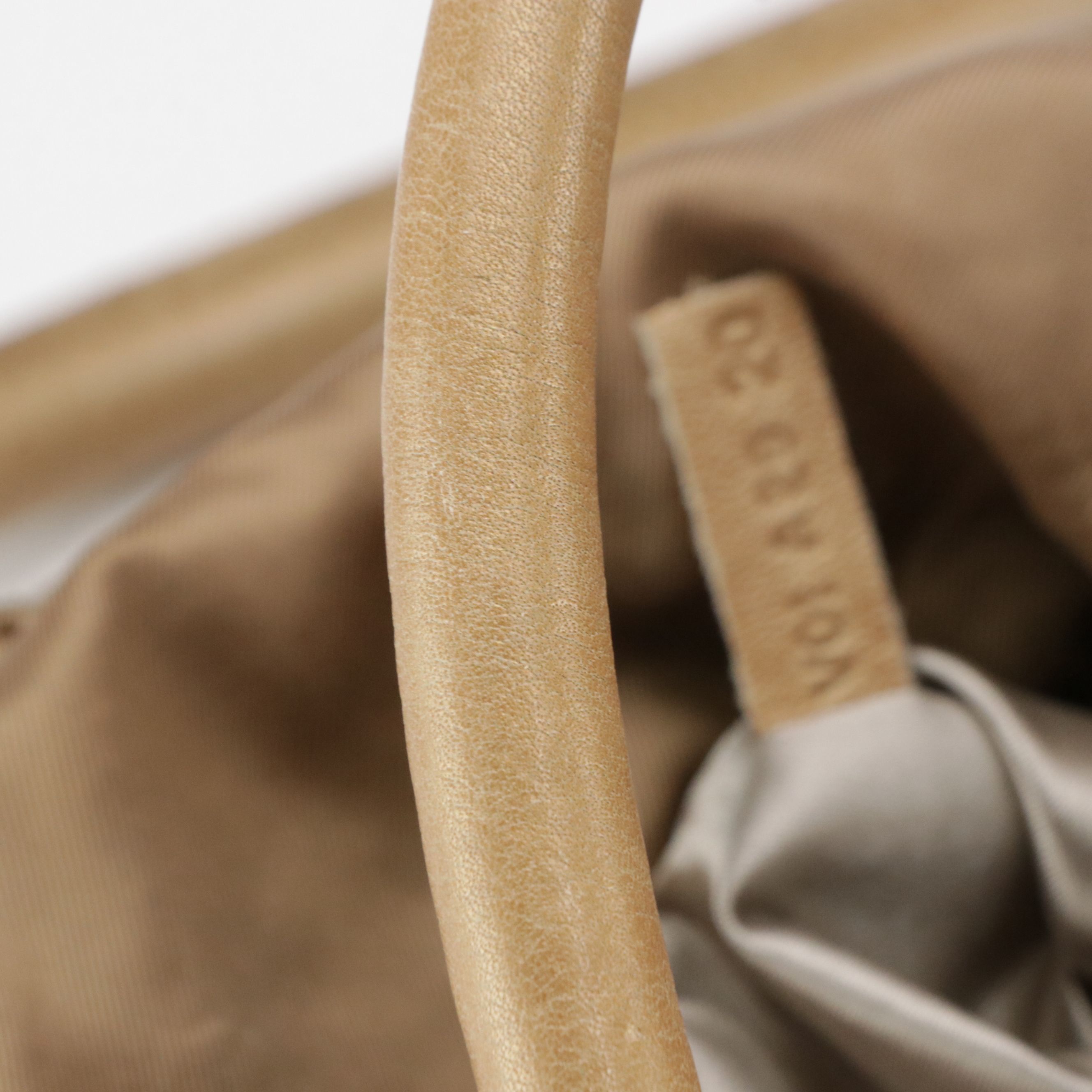 Tod's Pashmy Zip Tote Bag in Bronze Nylon and Leather