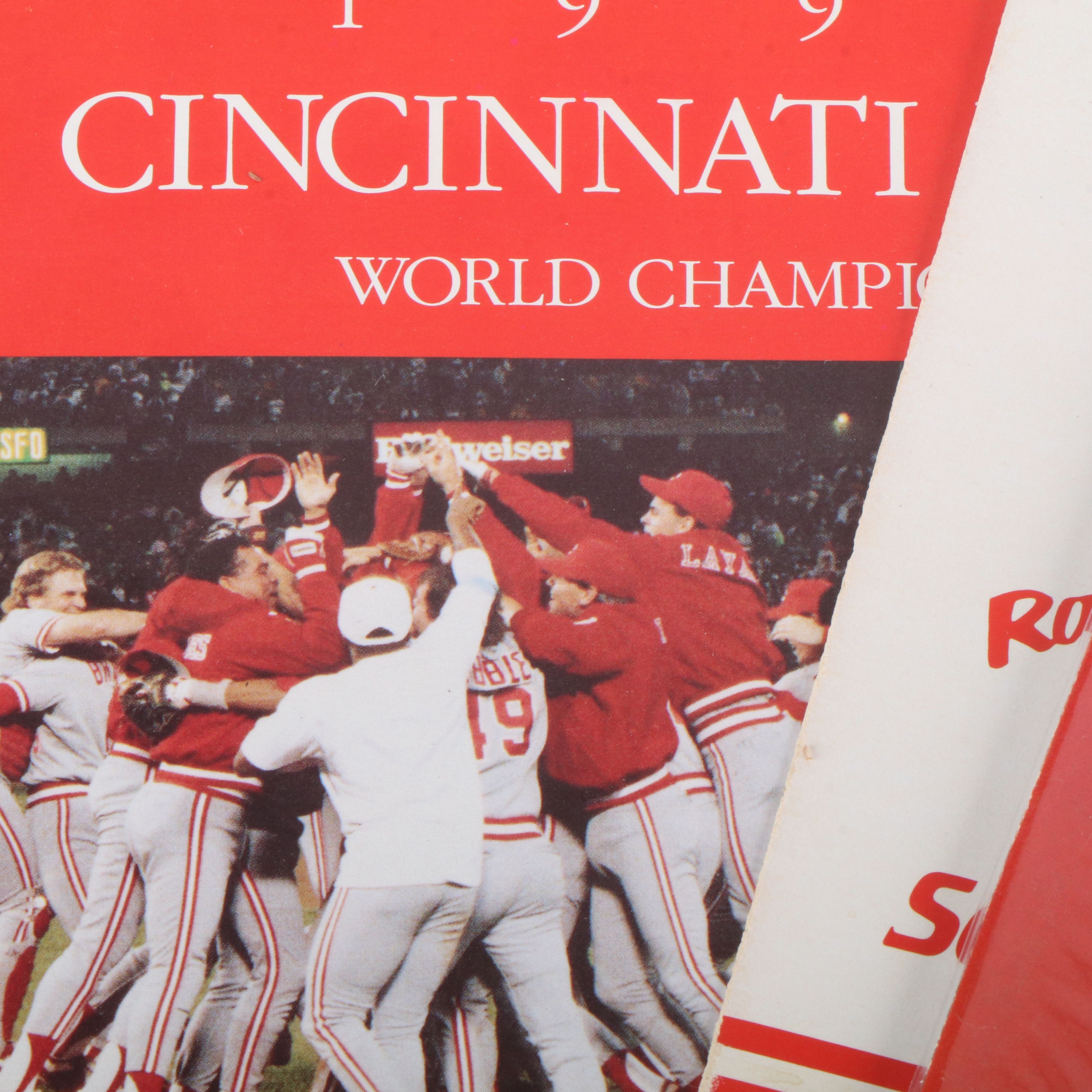 Cincinnati Reds Scorecards, Programs, and More, 1970s-1990s