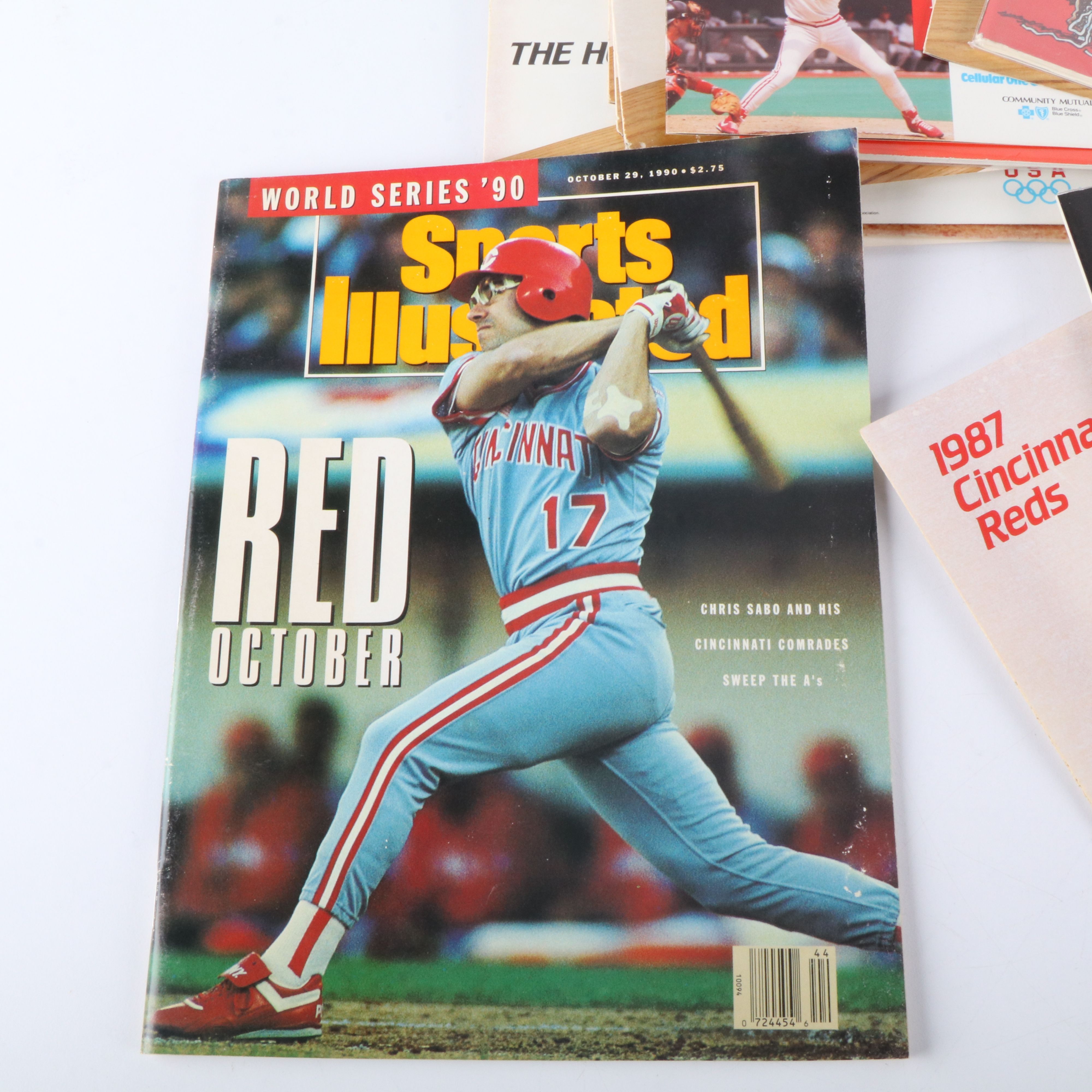 Cincinnati Reds Scorecards, Programs, and More, 1970s-1990s