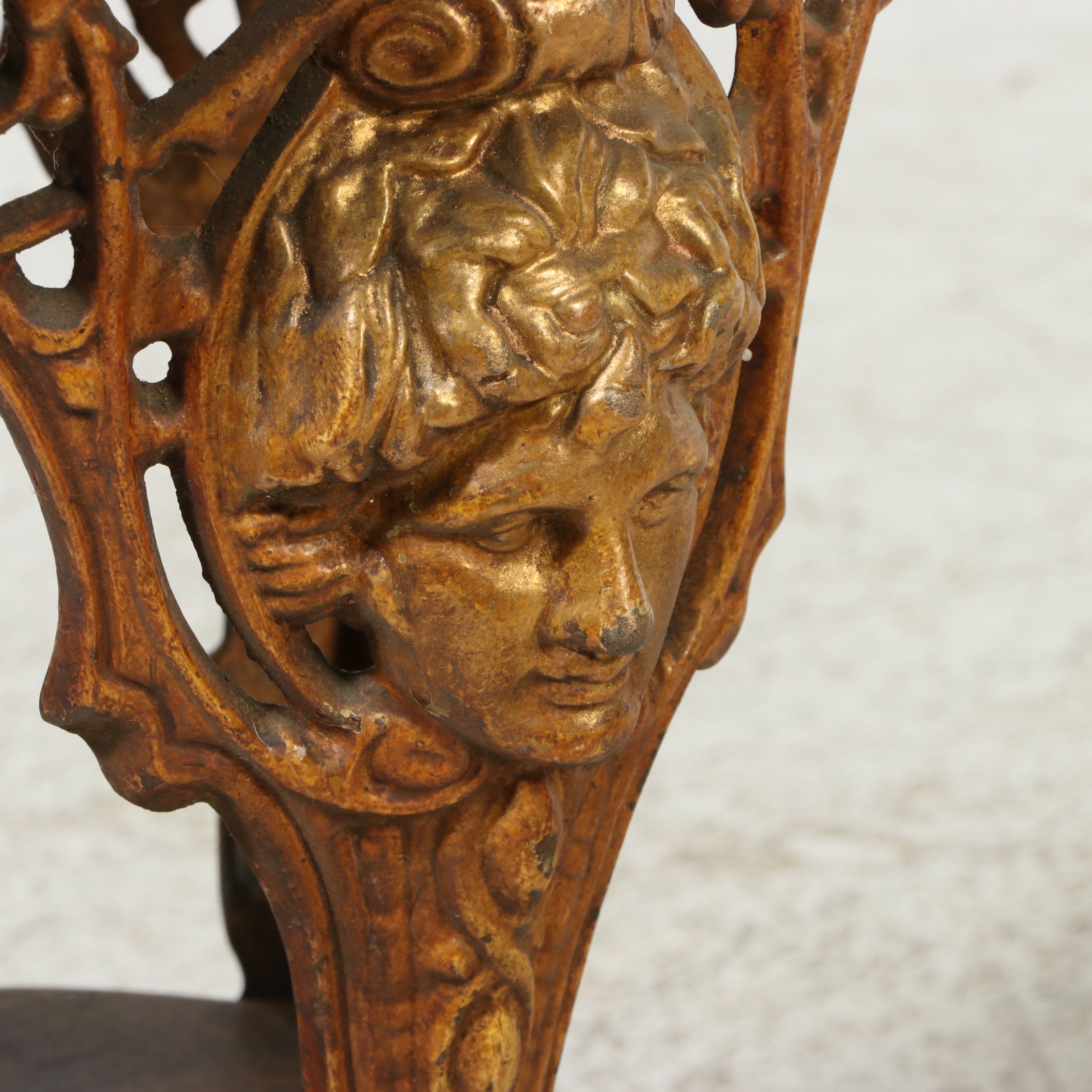 Napoleon III Style Gilt-Composition and Oak Side Table, 20th Century