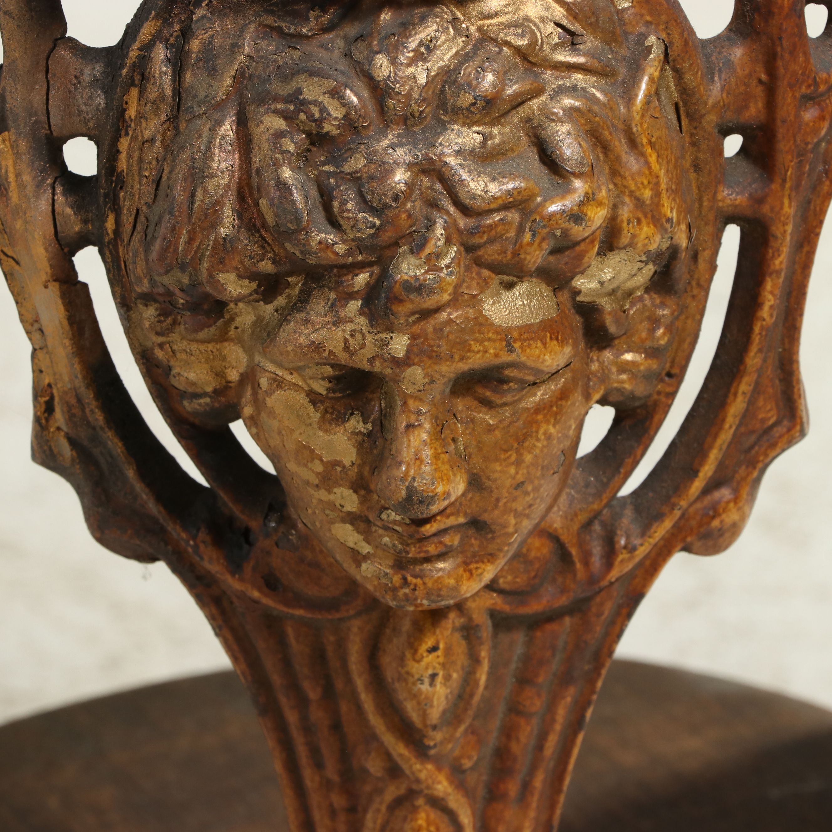 Napoleon III Style Gilt-Composition and Oak Side Table, 20th Century