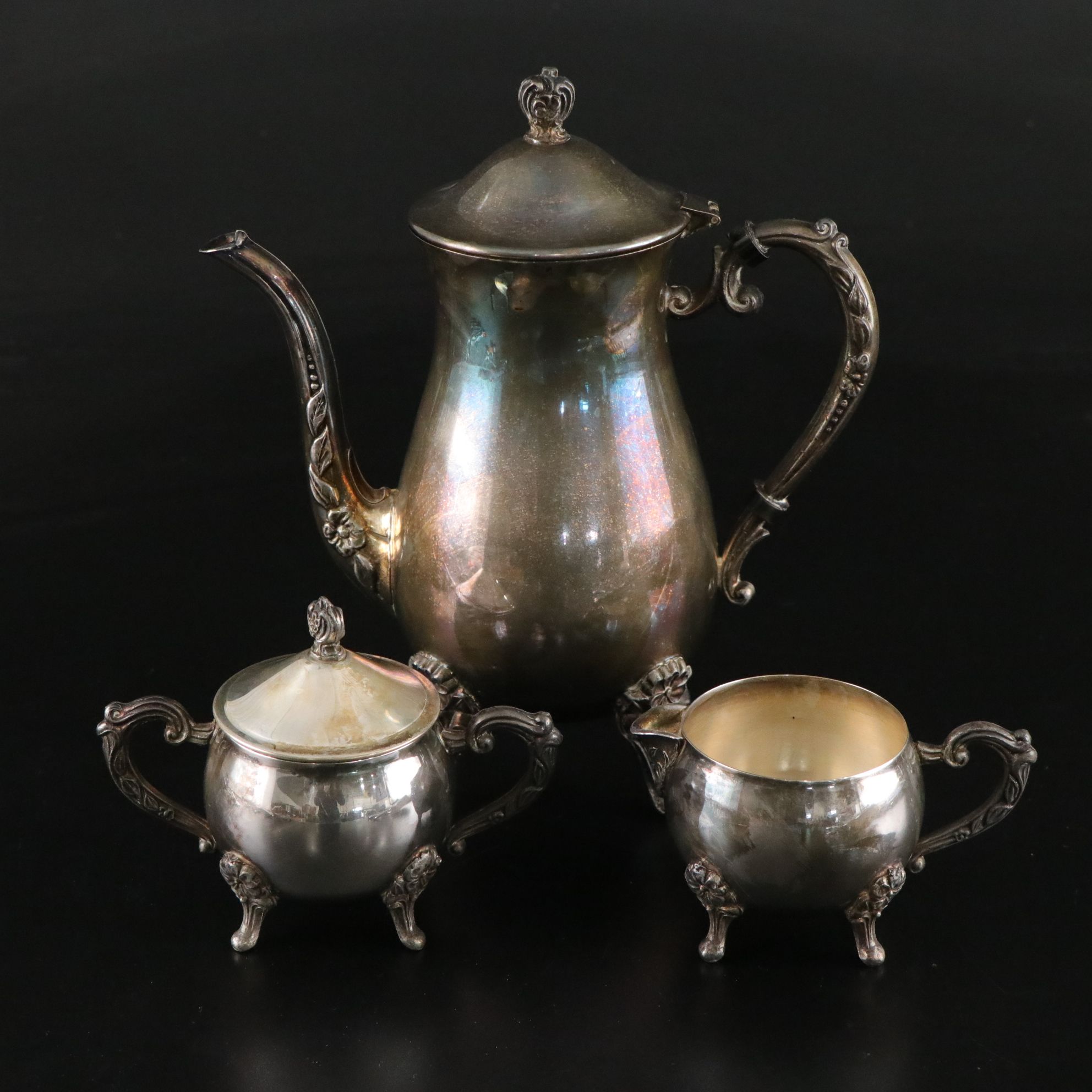 Silver Plate Teapot, Flatware, Serving Utensils and More