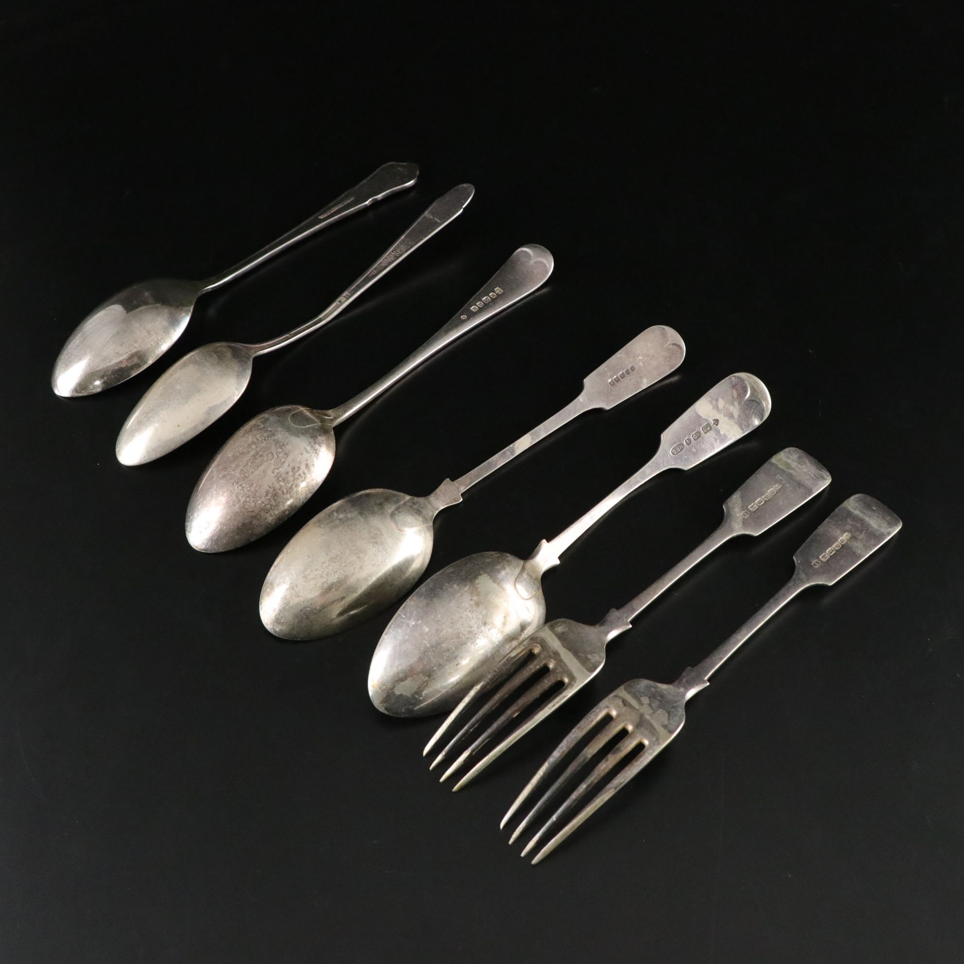 Silver Plate Teapot, Flatware, Serving Utensils and More