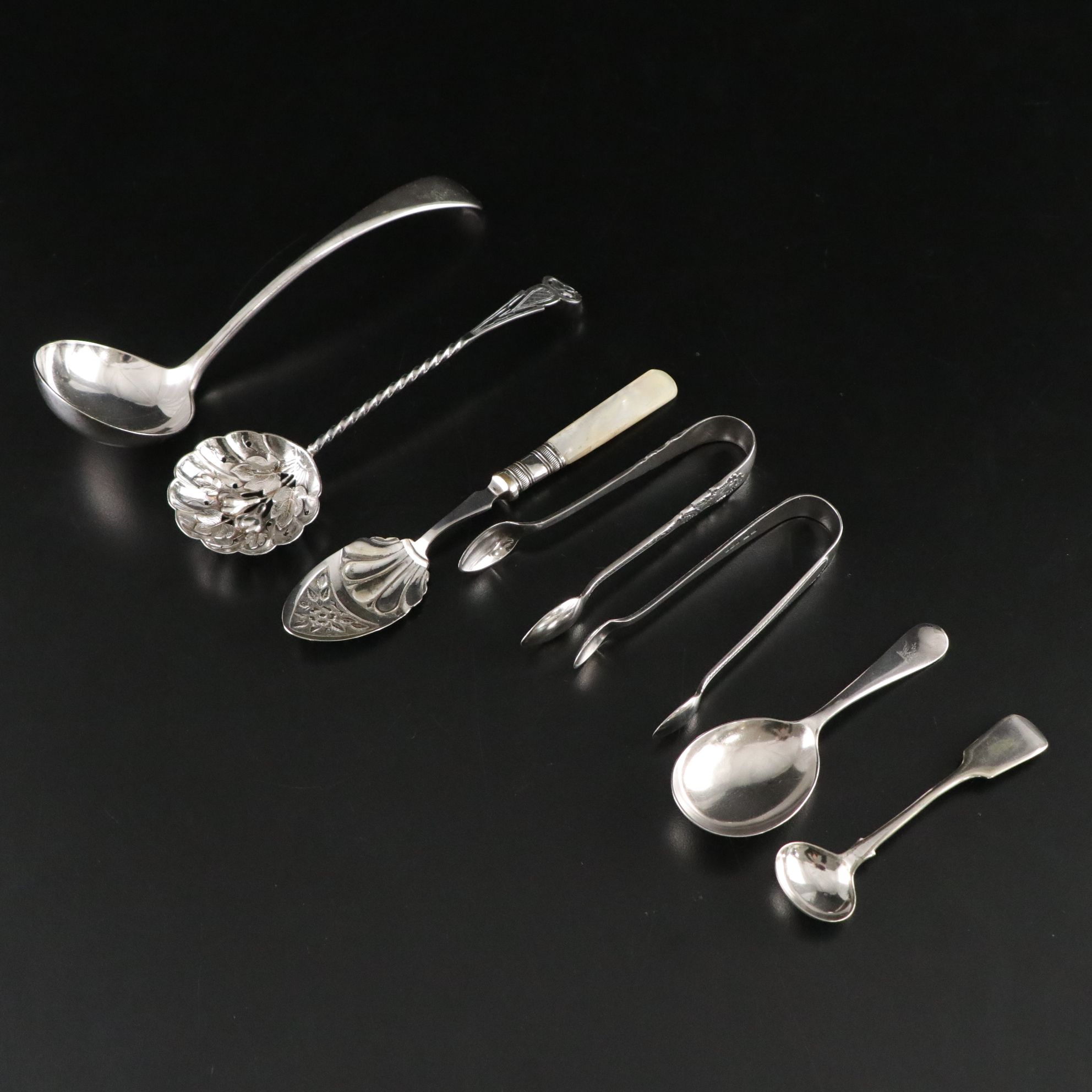 Silver Plate Teapot, Flatware, Serving Utensils and More