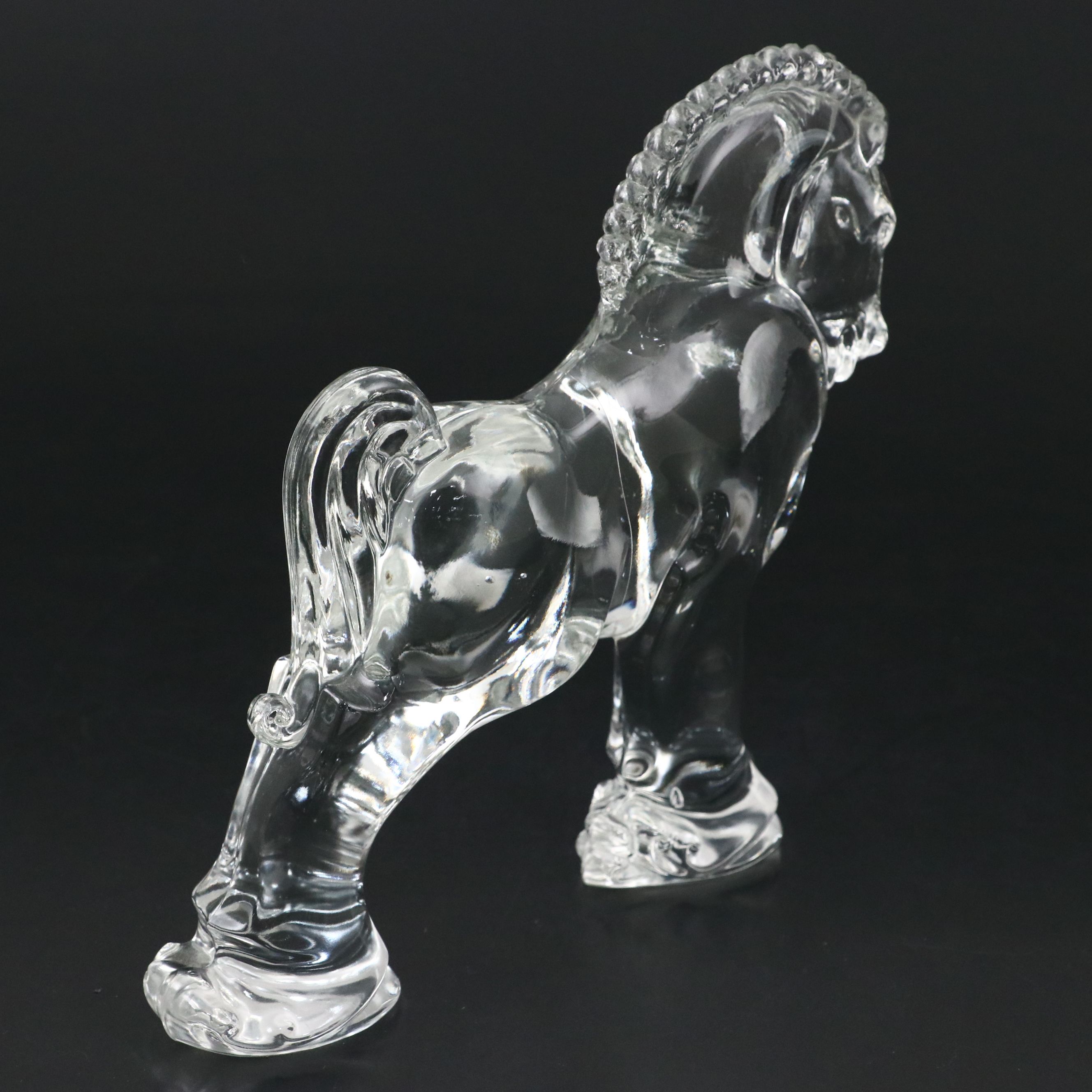 Heisey "Clydesdale" Glass Figurine