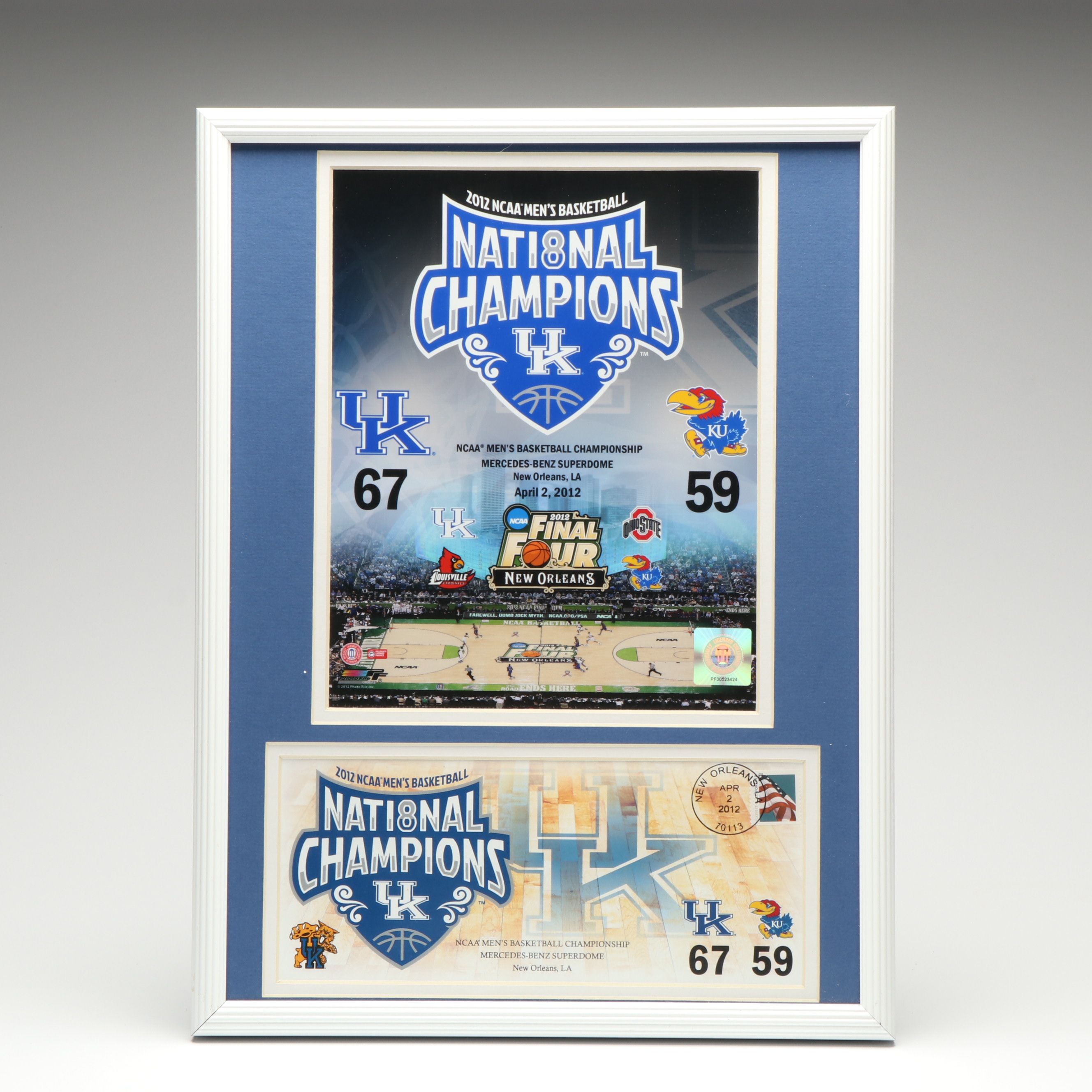 Kentucky Wildcats 2012 NCAA Basketball National Championship Memorabilia