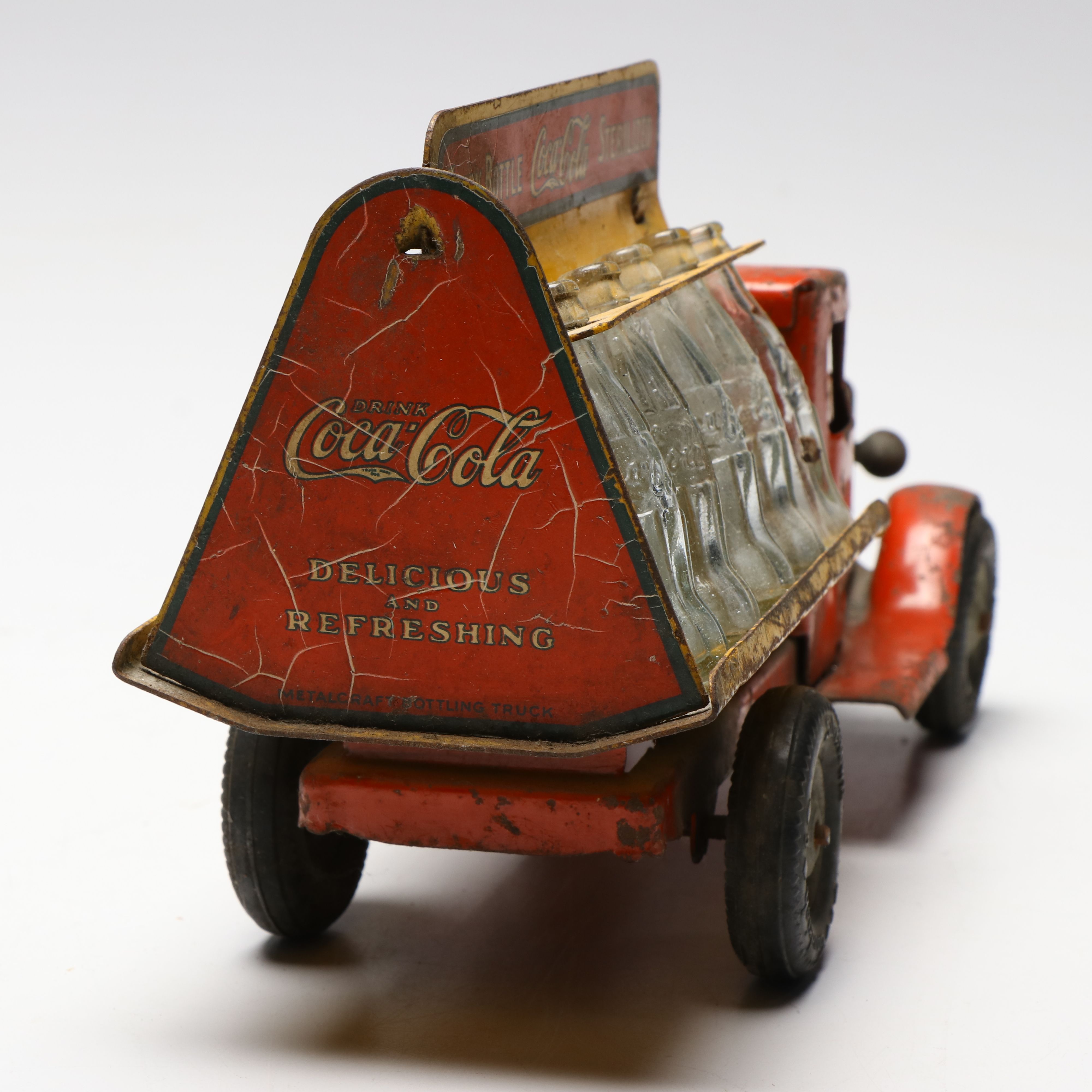 Metalcraft Pressed Steel Coca-Cola Truck, Early to Mid-20th Century