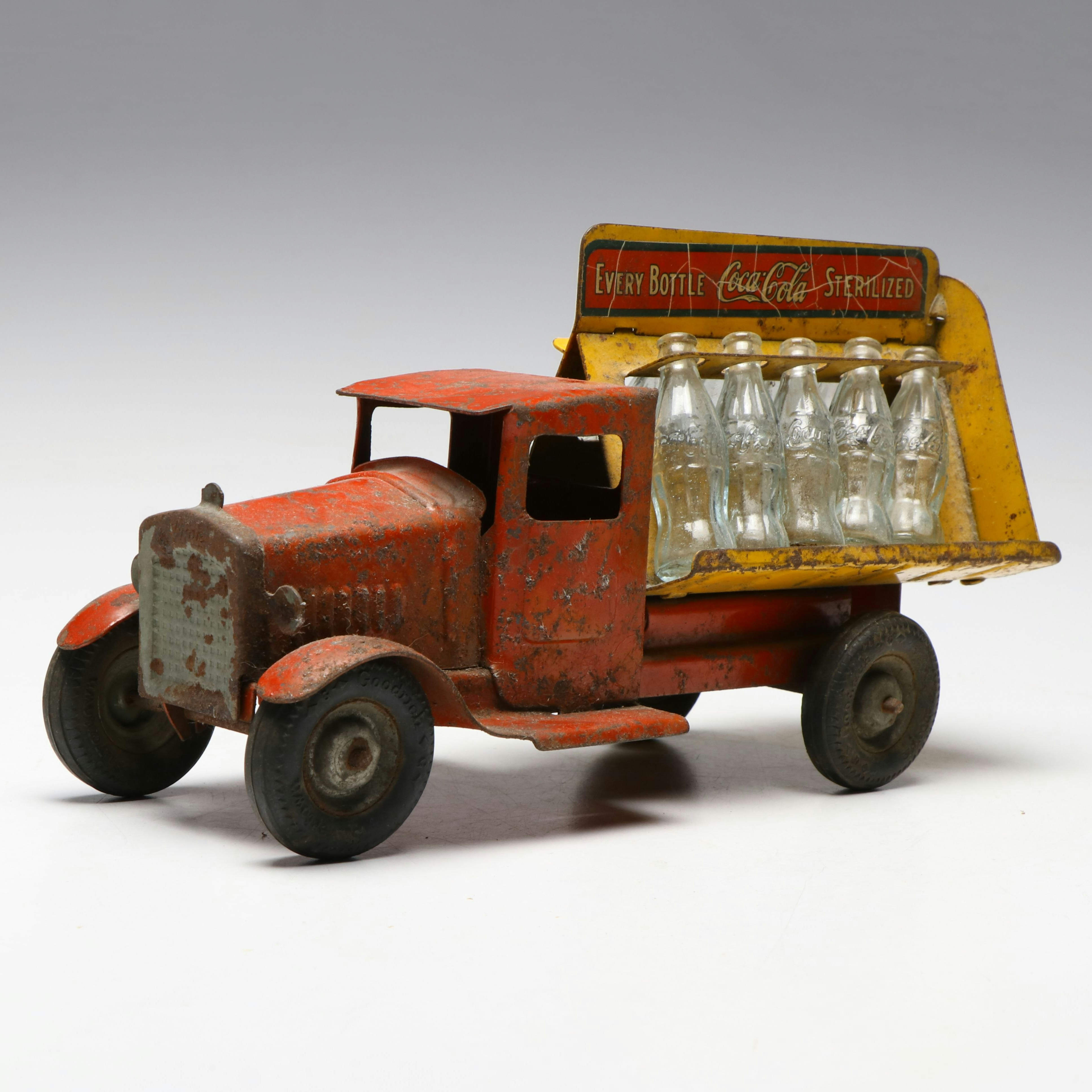 Metalcraft Pressed Steel Coca-Cola Truck, Early to Mid-20th Century