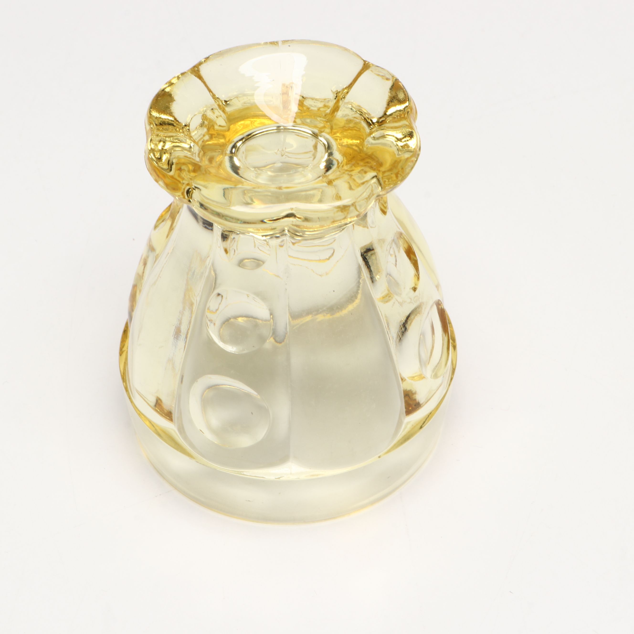 Heisey "Old Sandwich Yellow" Fruit Cocktail Glasses and Tableware, 1931-1937