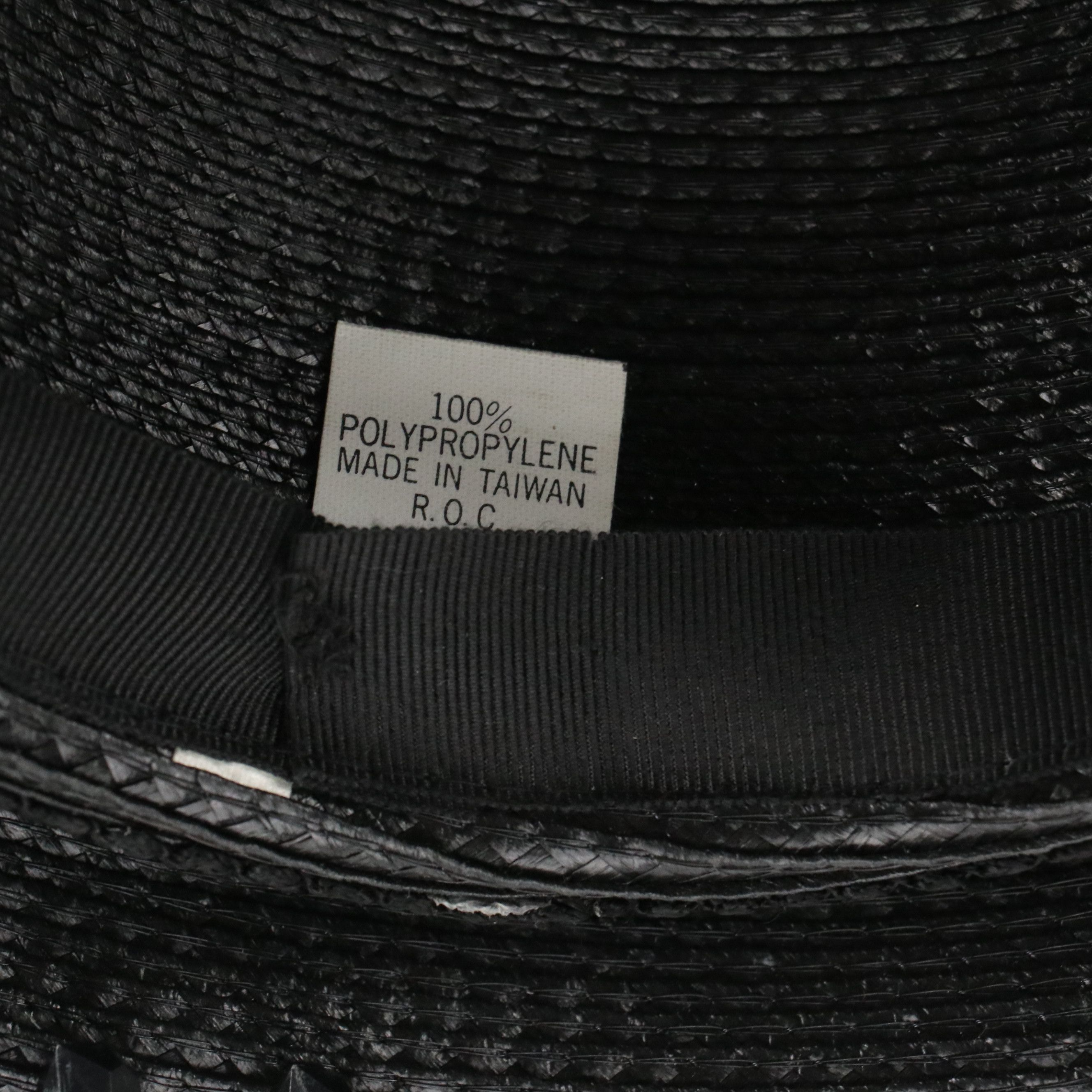 Curated Victor Costa B&W Striped Pearl Accented Strapless Evening Gown & Hat