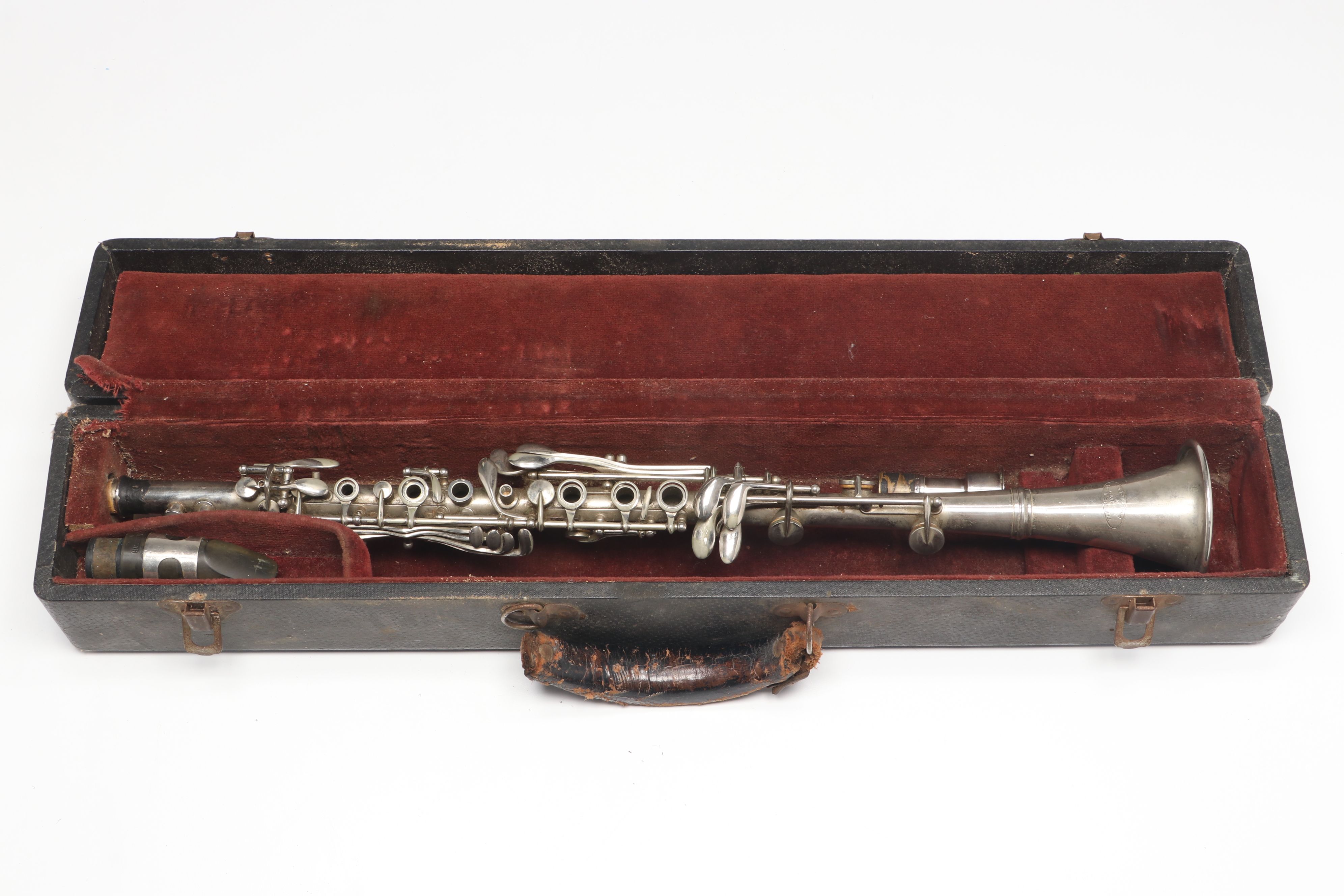 Pedler "Premiere" Silver Plated Clarinet, Early to Mid-20th Century